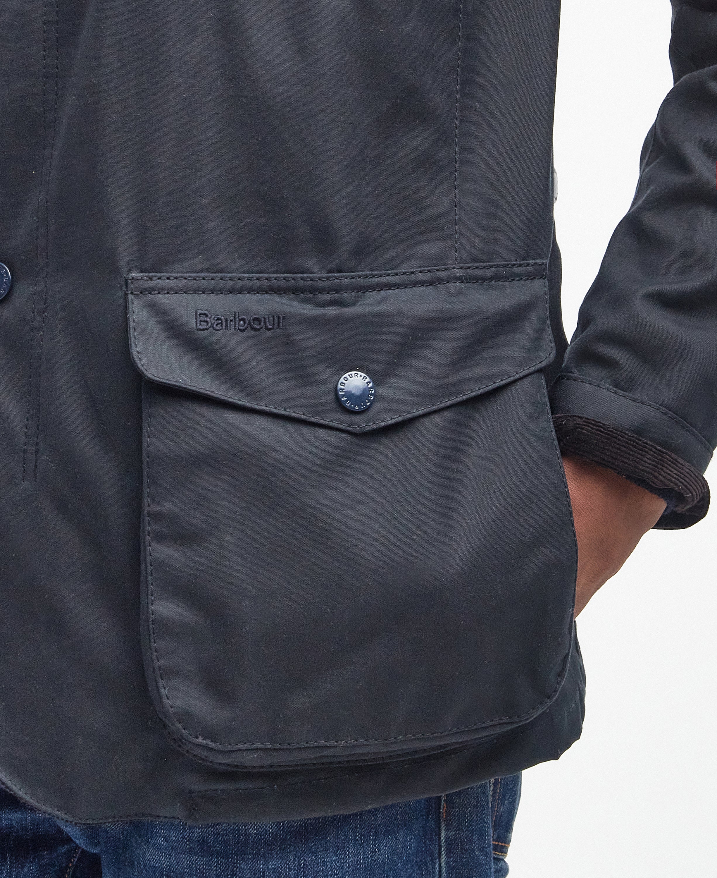 Ogston Wax Jacket AW25 Barbour - Black