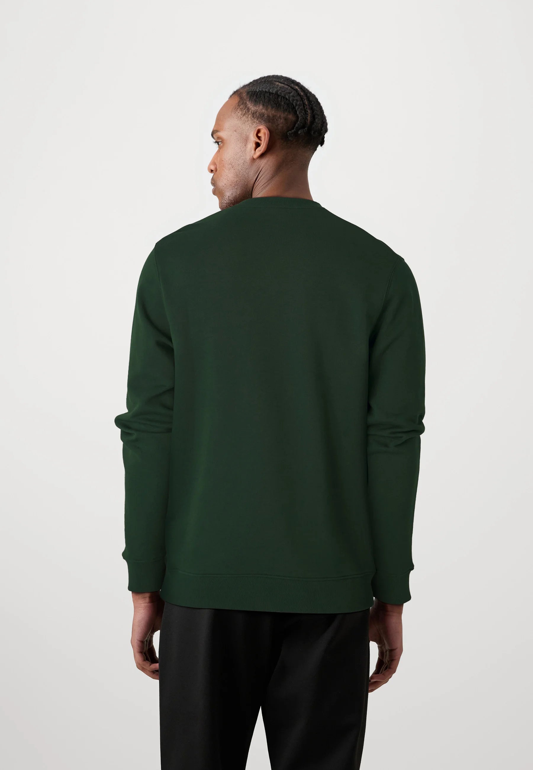 Brushed Back Crew Neck Sweatshirt Lyle & Scott AW25 - Dark Green