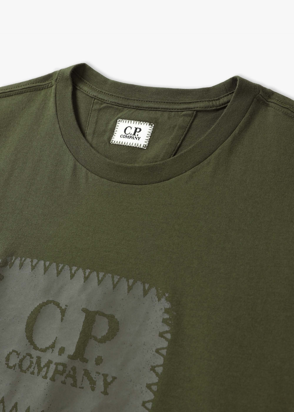 30/1 Jersey Logo Label T-Shirt C.P. Company® - Ivy Green