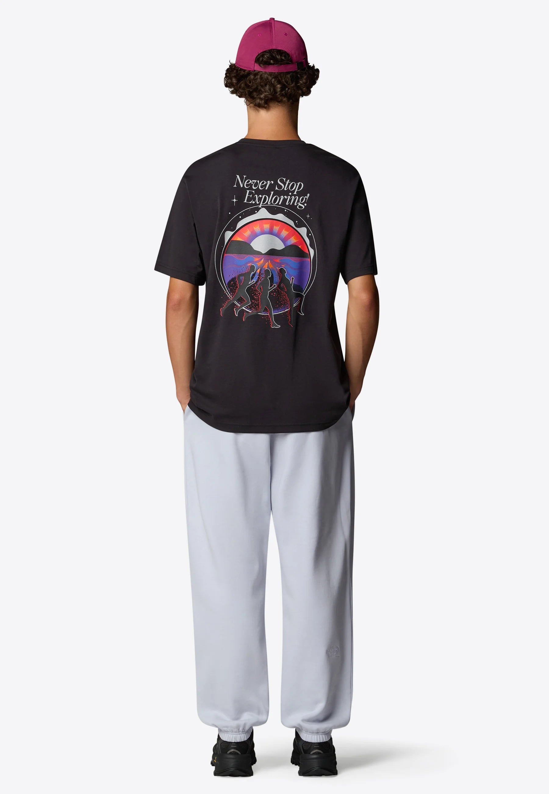 T-Shirt Never Stop Relaxed Unisex The North Face - TNF Black