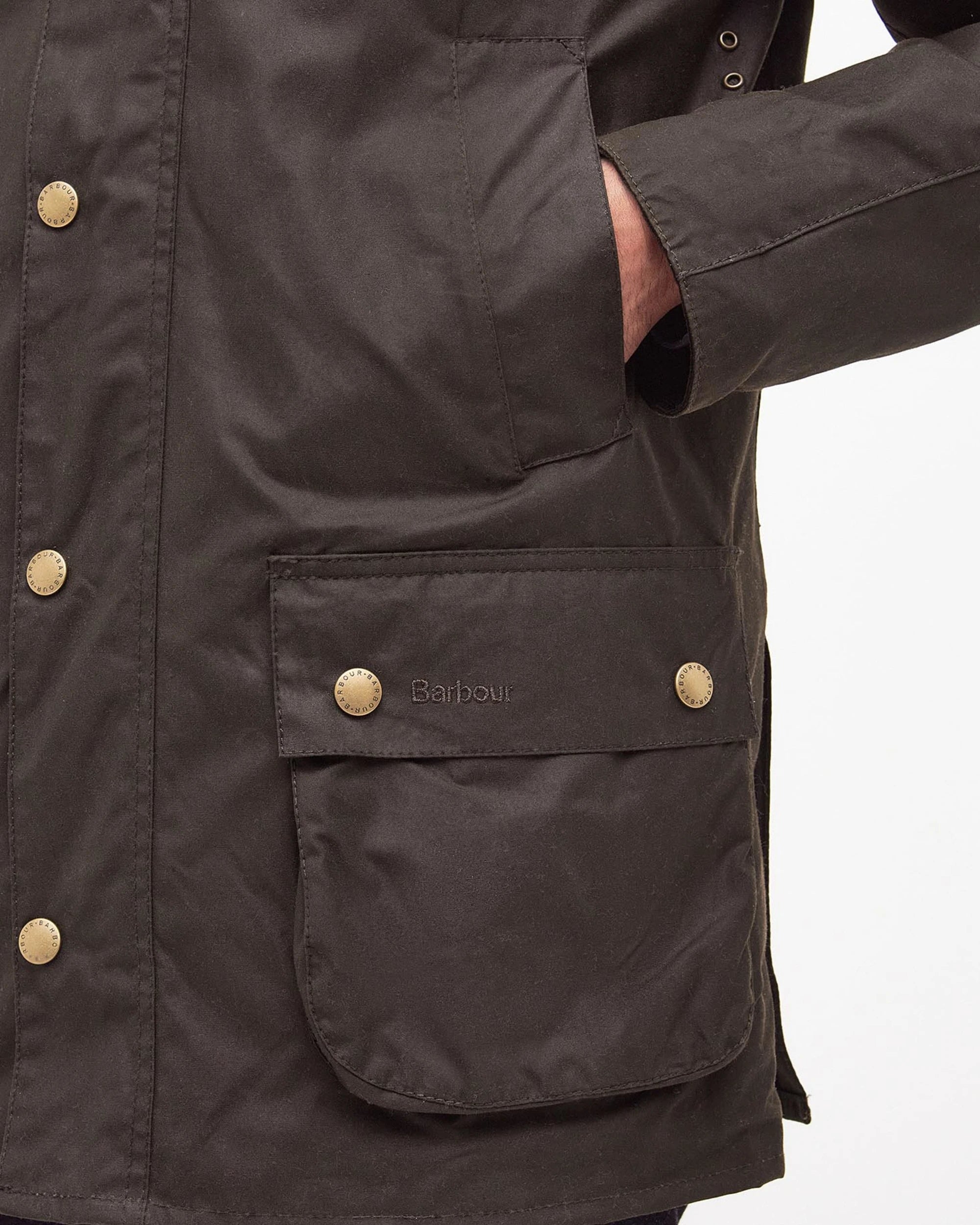 Ashby Wax Jacket AW25 Barbour - Olive