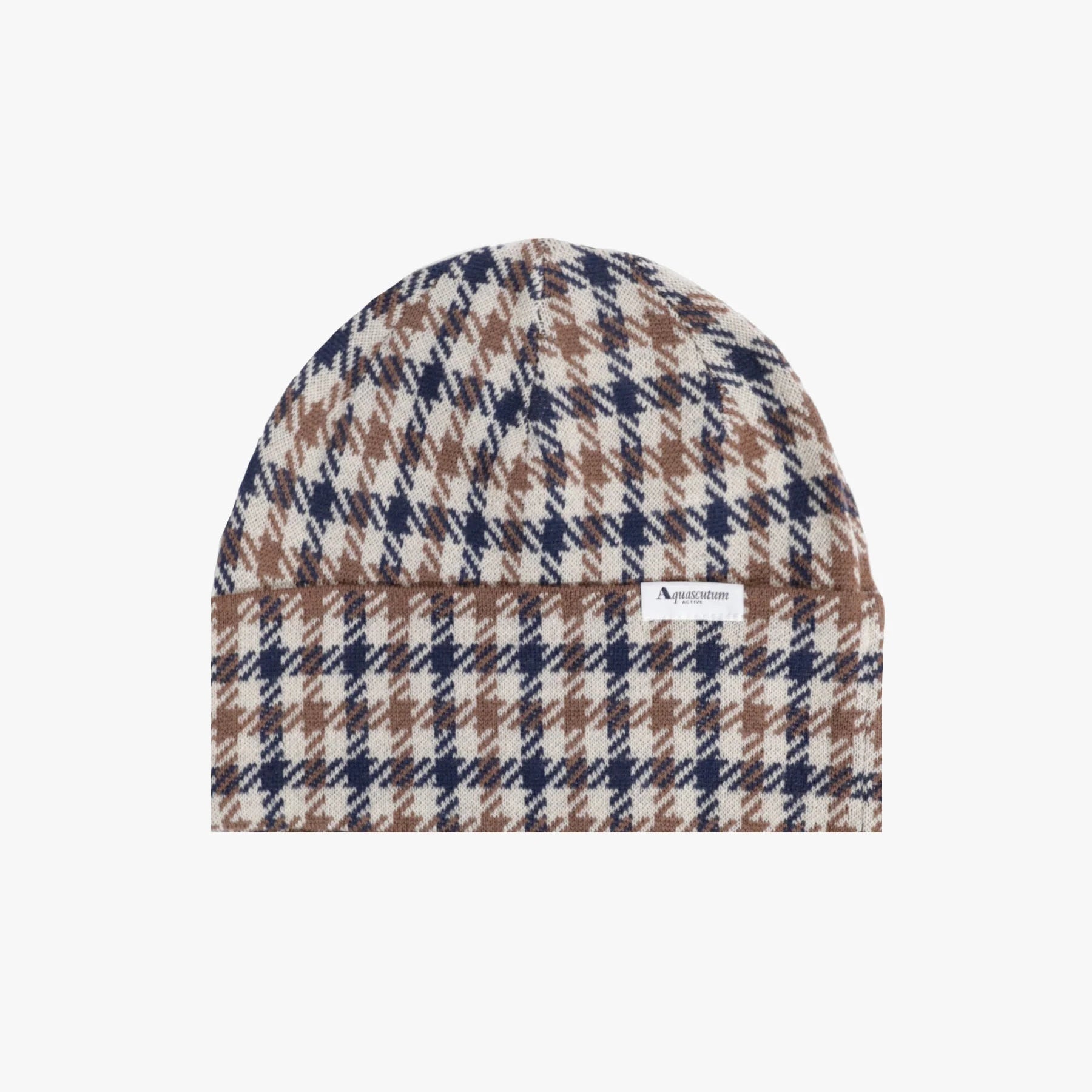 Wool Iconic Beanie Aquascutum AW25 - Club Check