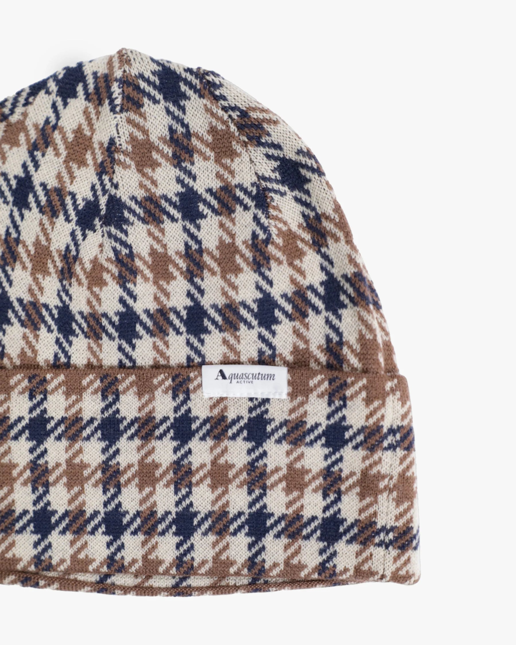 Wool Iconic Beanie Aquascutum AW25 - Club Check