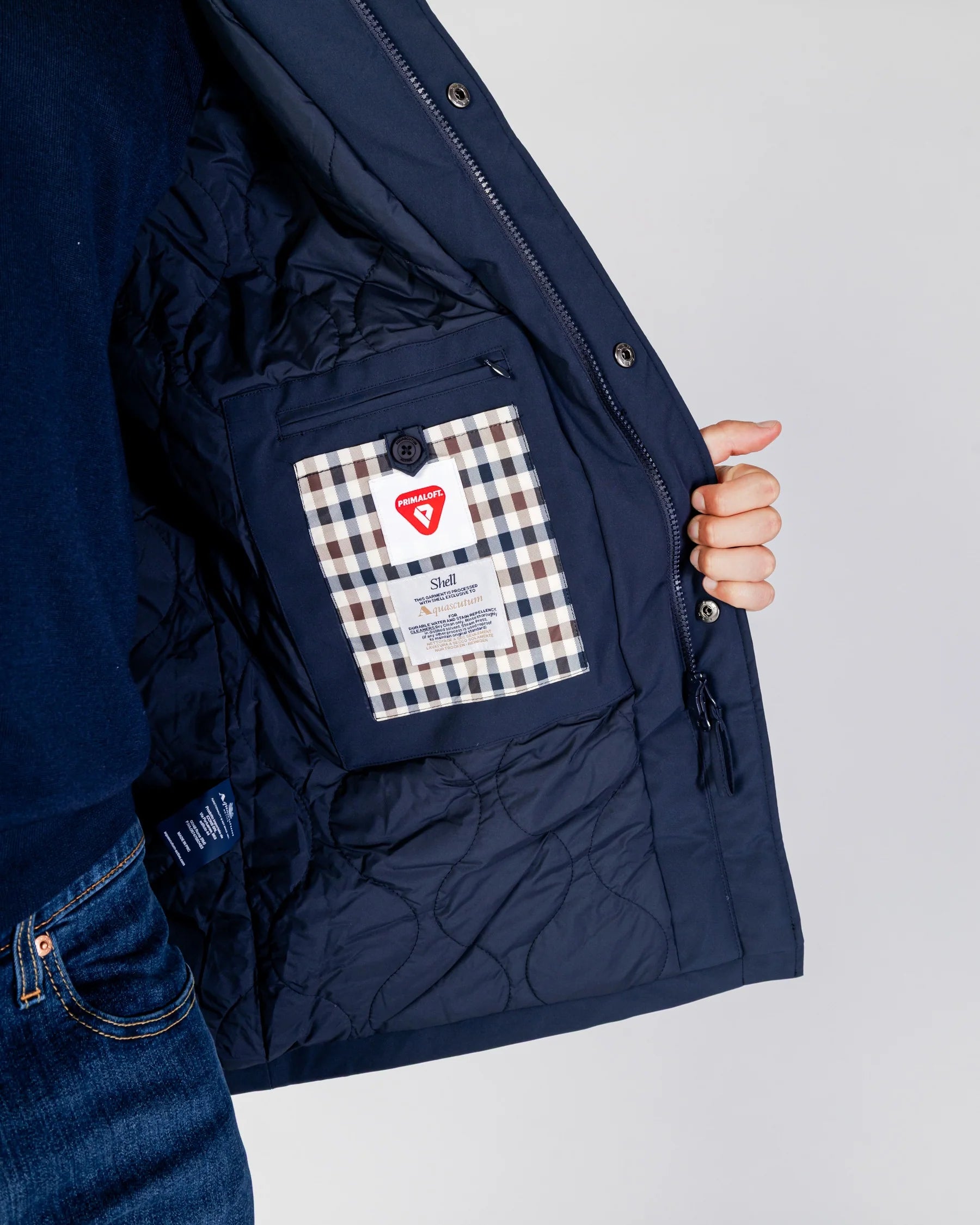 Soft Shell Trench Aquascutum AW25 - Navy