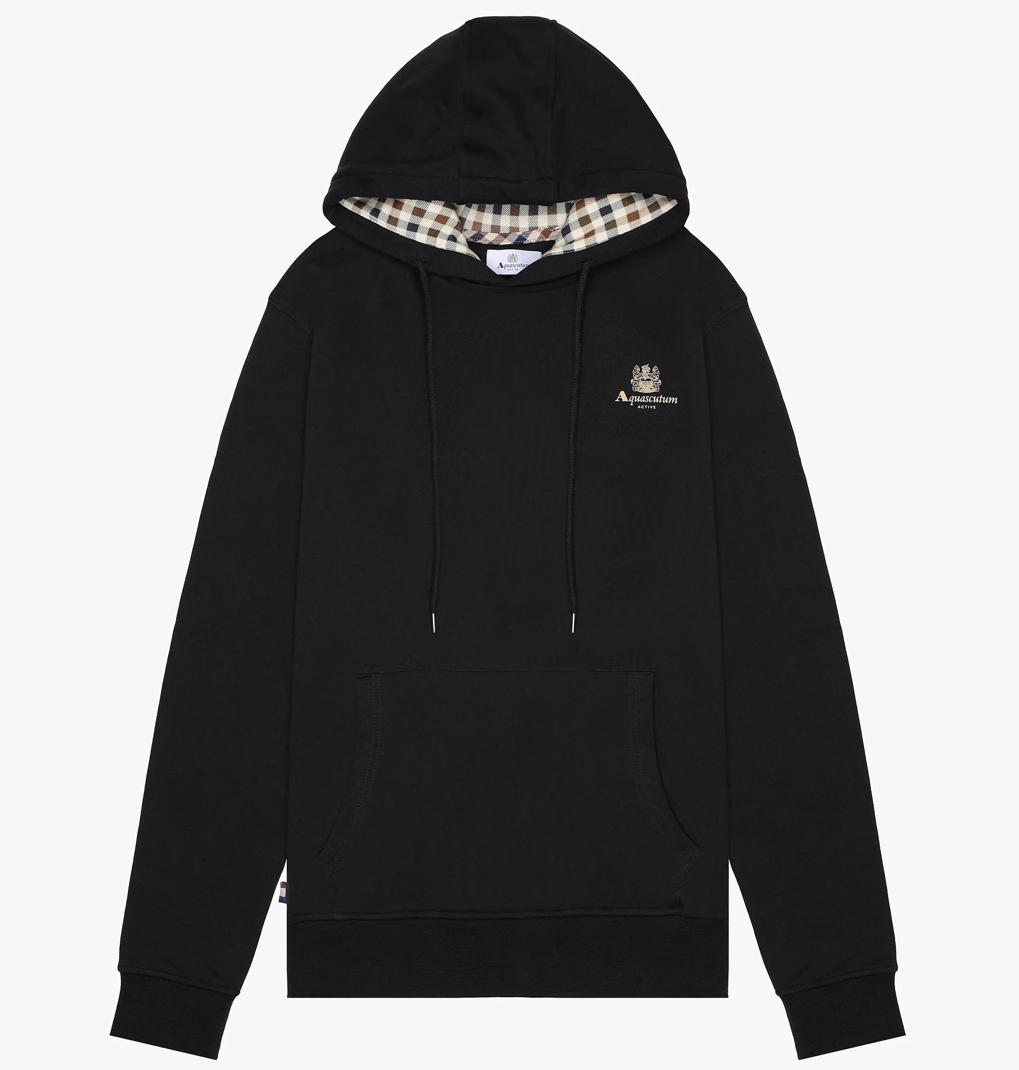 Small Logo Hoodie Aquascutum AW25 - Black