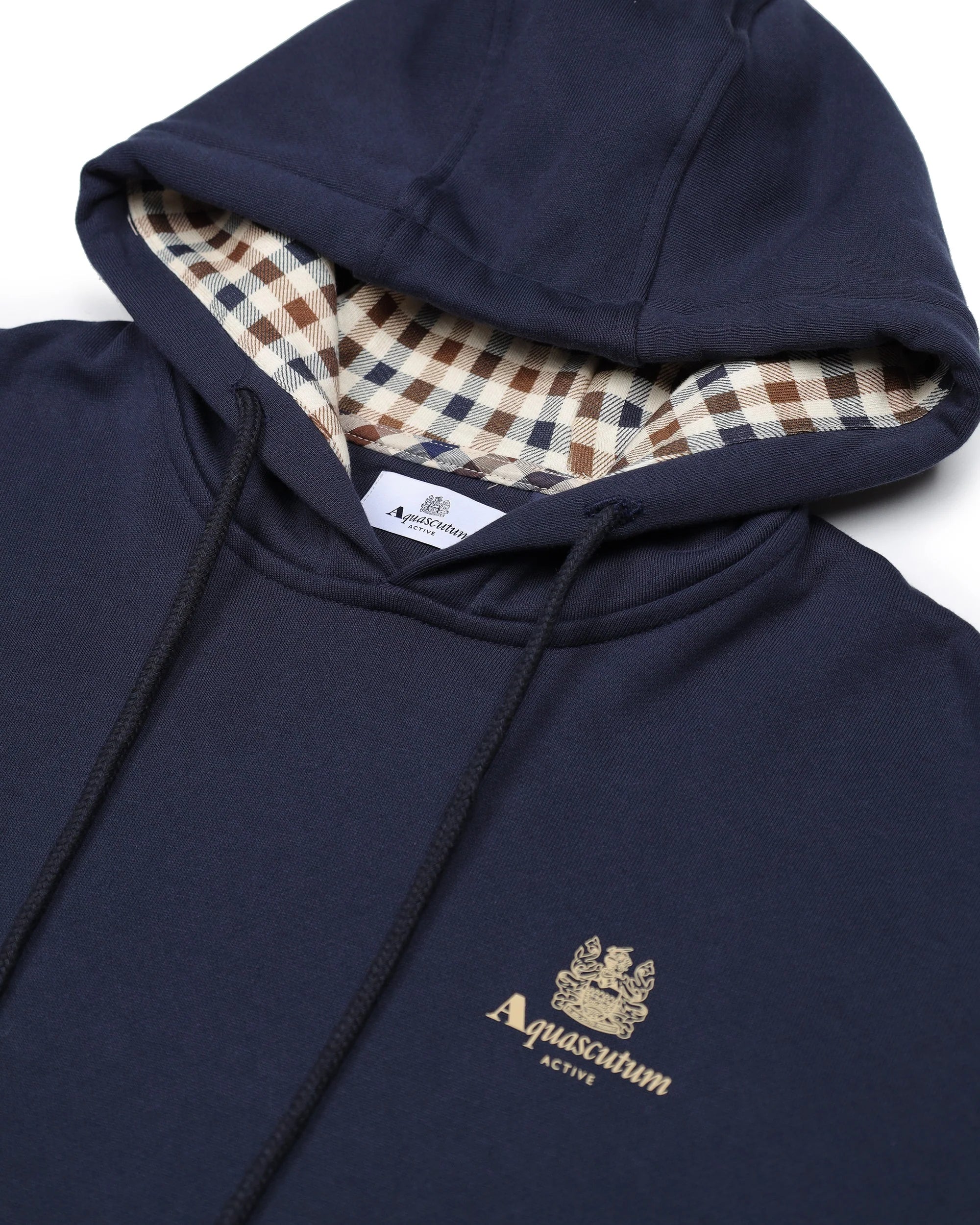 Small Logo Hoodie Aquascutum AW25 - Navy
