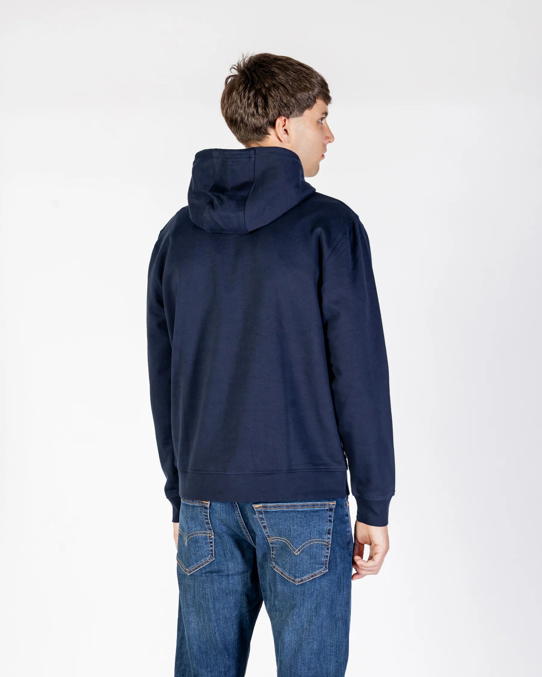 Small Logo Hoodie Aquascutum AW25 - Navy