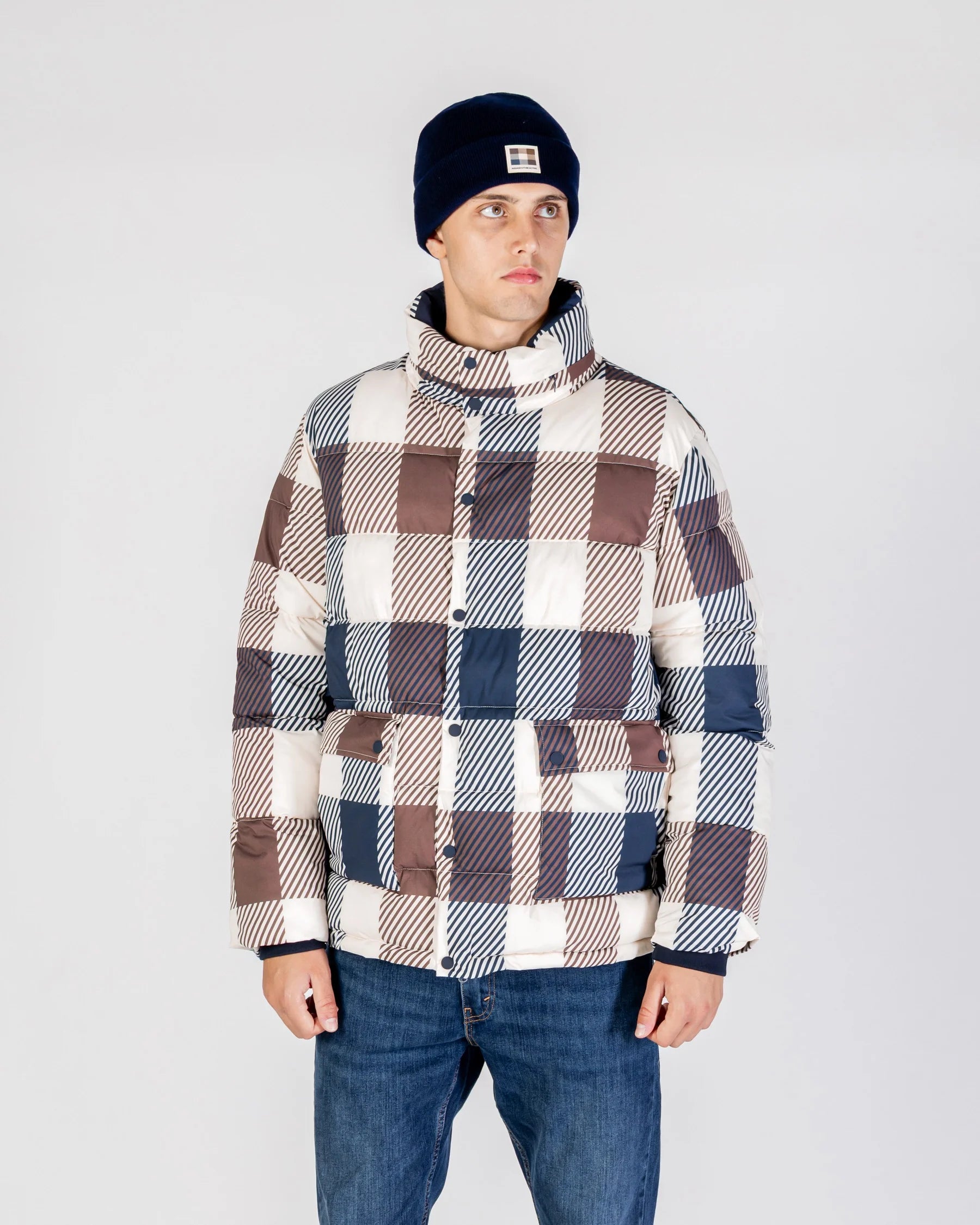 SP Puffer Jacket Aquascutum AW25 - Jumbo Check