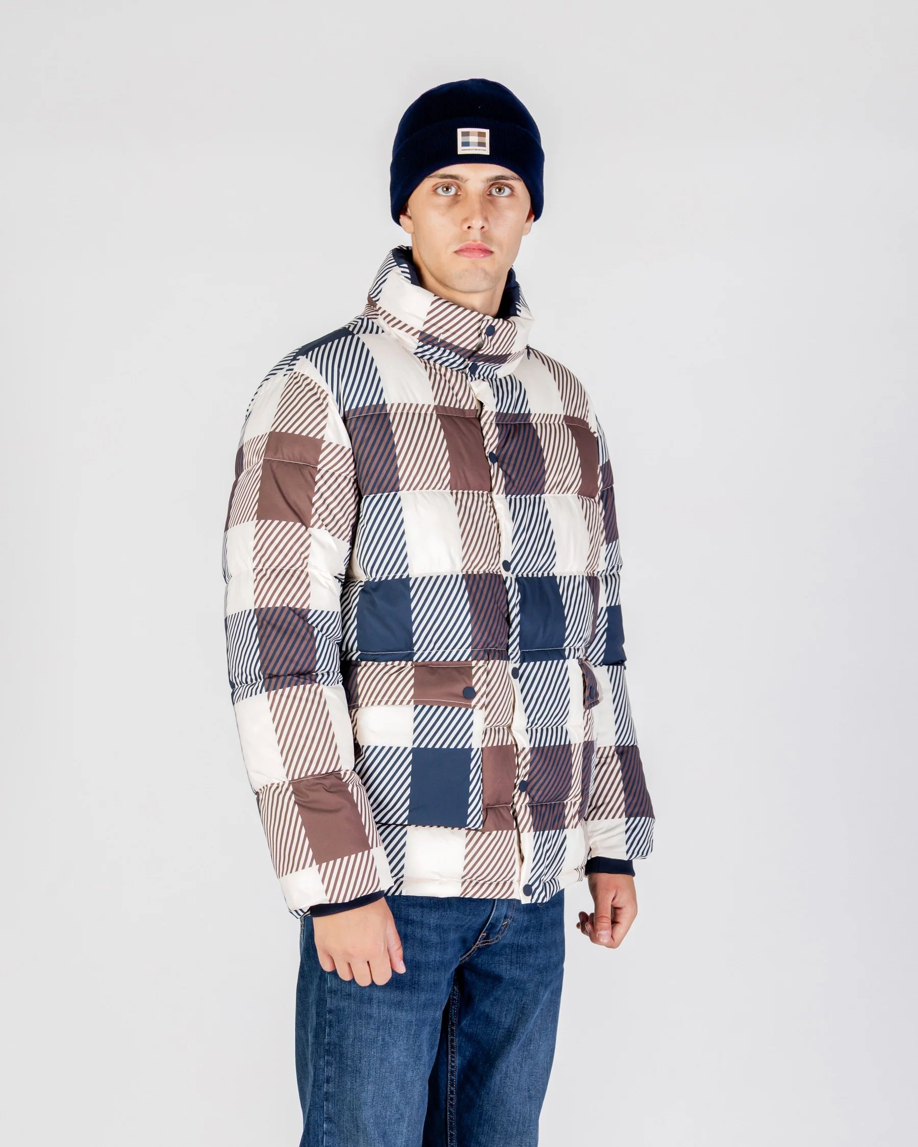 SP Puffer Jacket Aquascutum AW25 - Jumbo Check