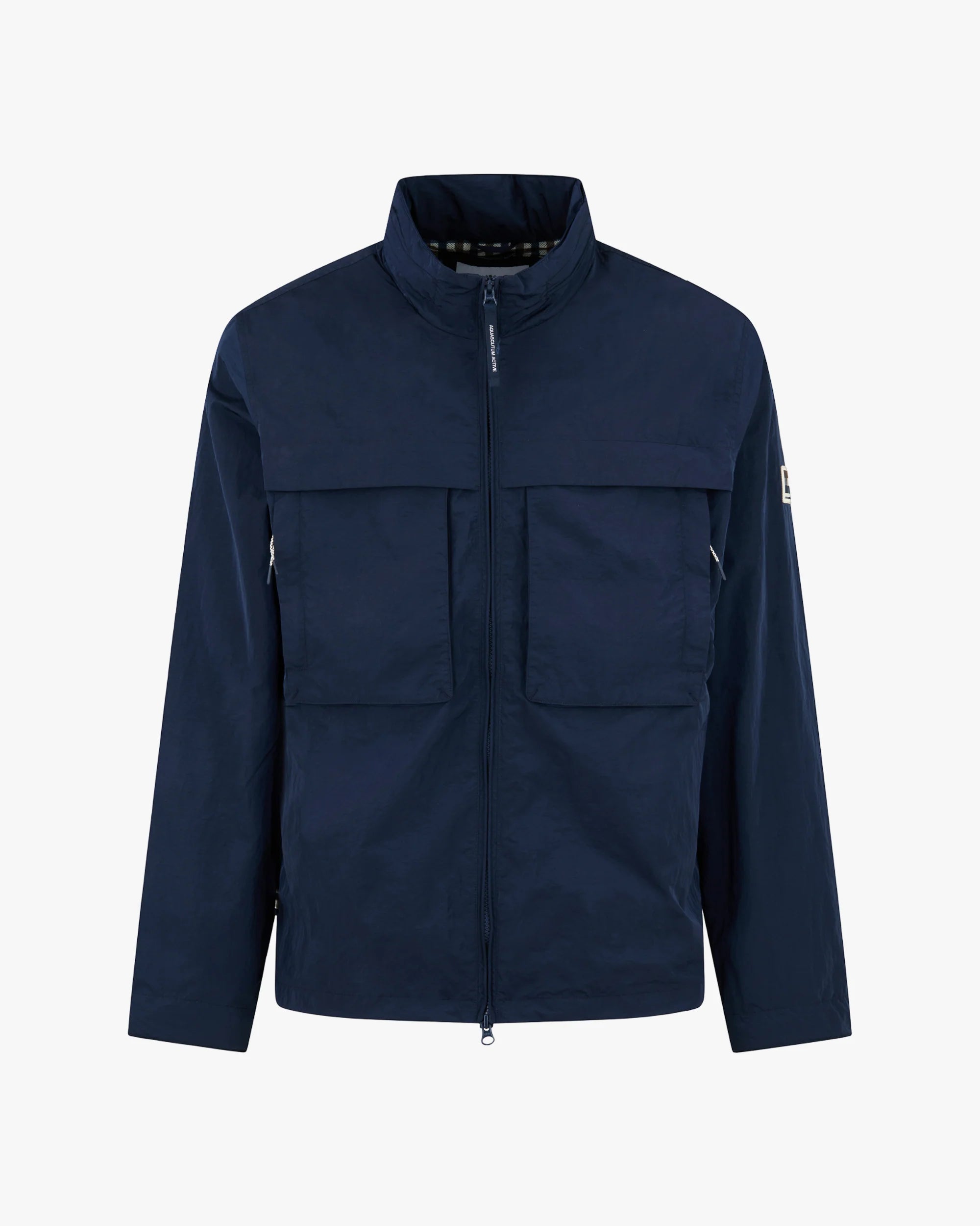 Lamina Mock Neck Jacket Aquascutum - Navy