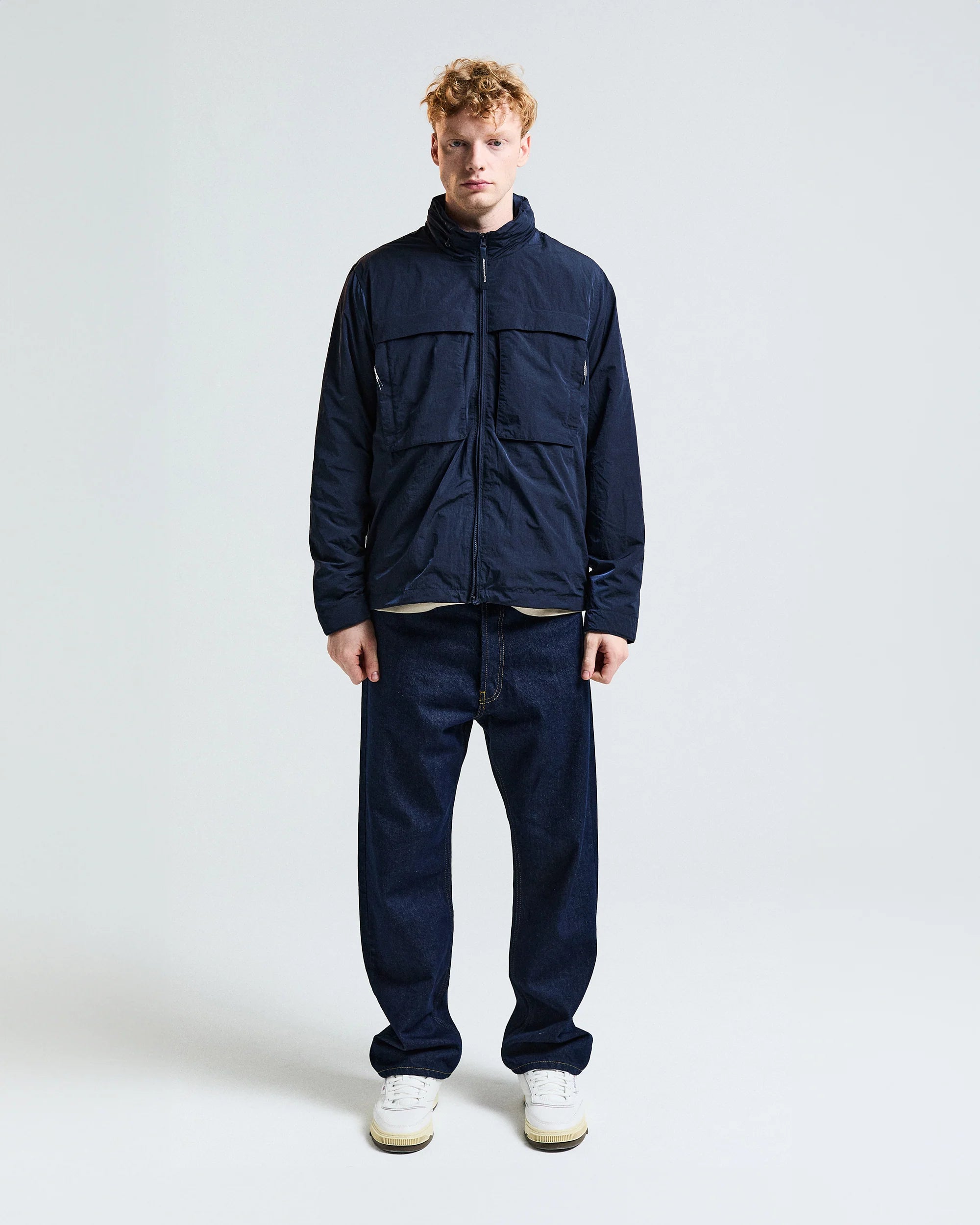 Lamina Mock Neck Jacket Aquascutum - Navy