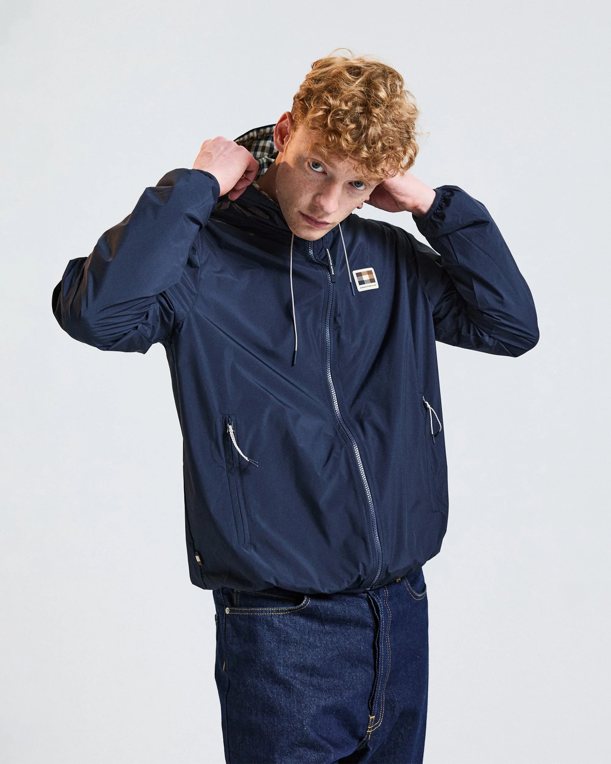 RLG Badge Reversible Sailor Jacket Aquascutum - Navy
