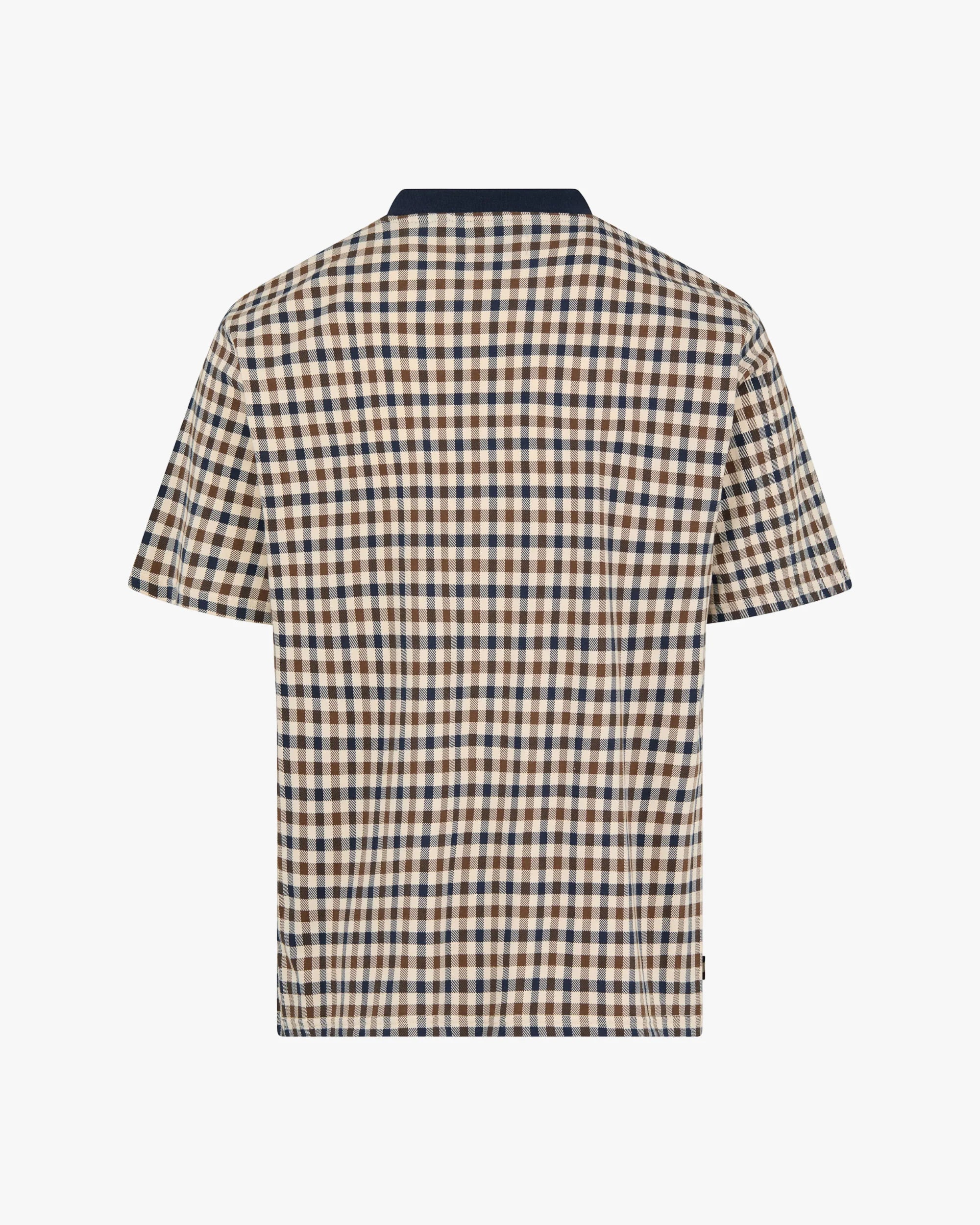 Club Check T-Shirt Aquascutum - Navy