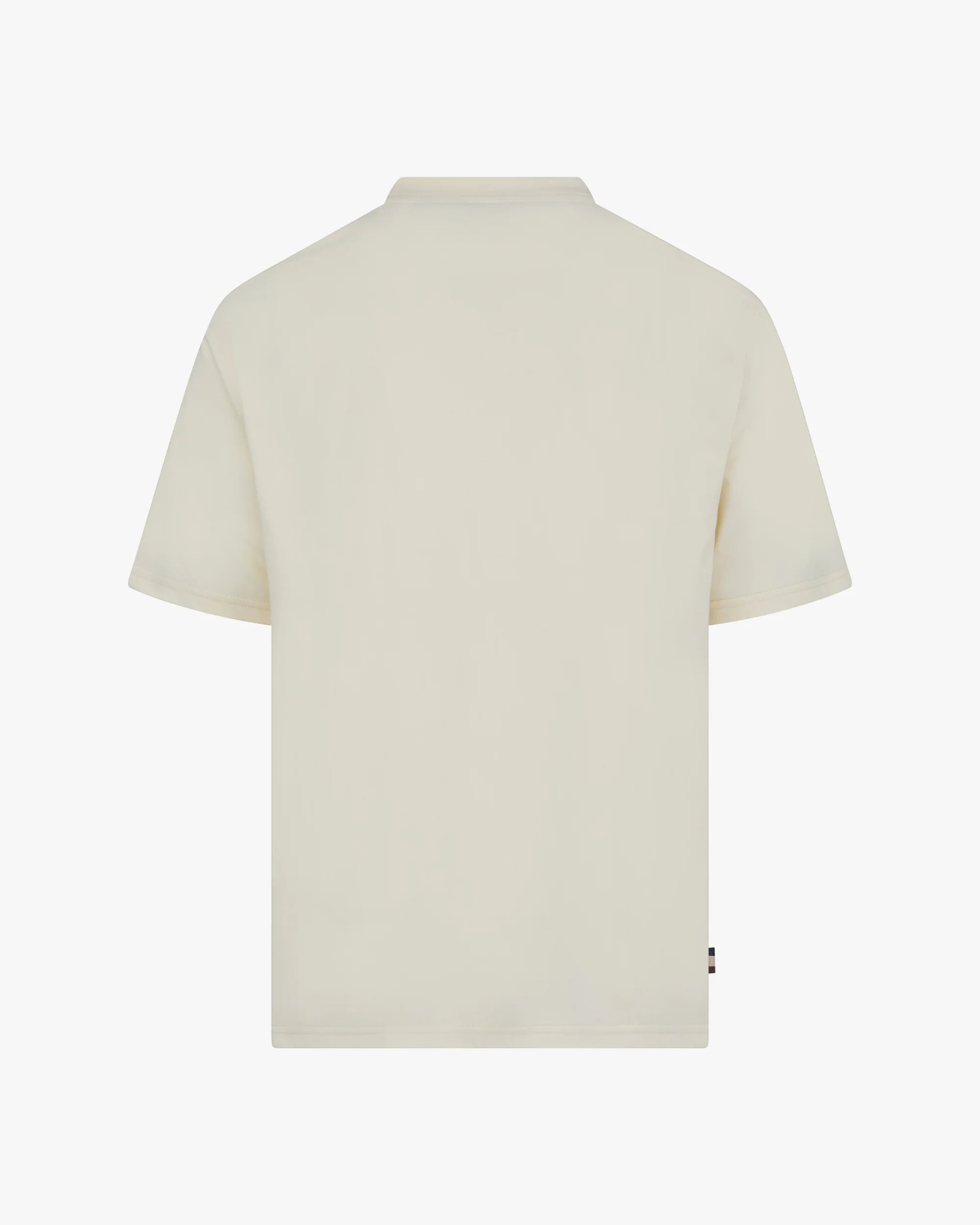Club Check Panel T-Shirt Aquascutum - White