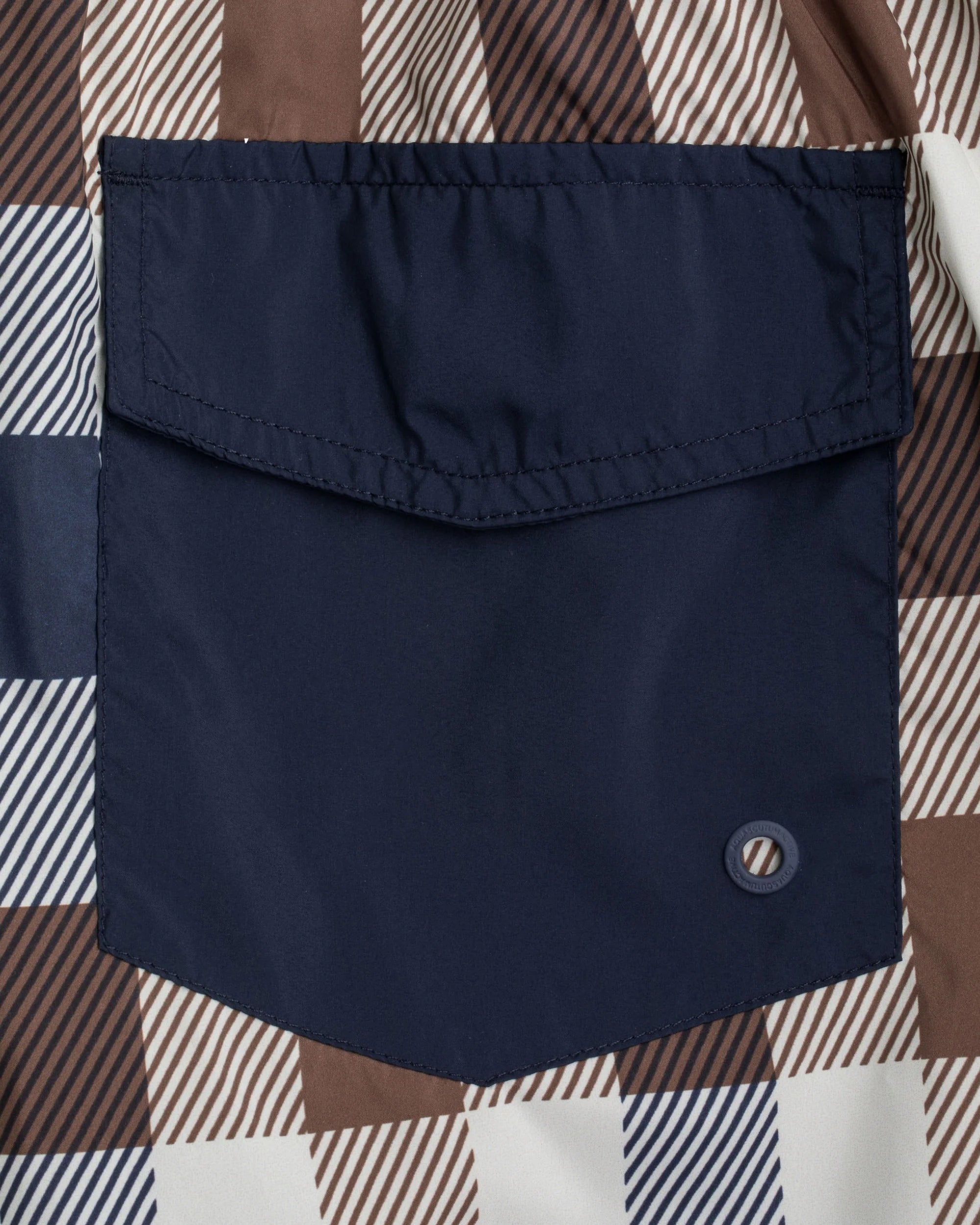 Macro Iconic Volley Short Aquascutum - Club Check