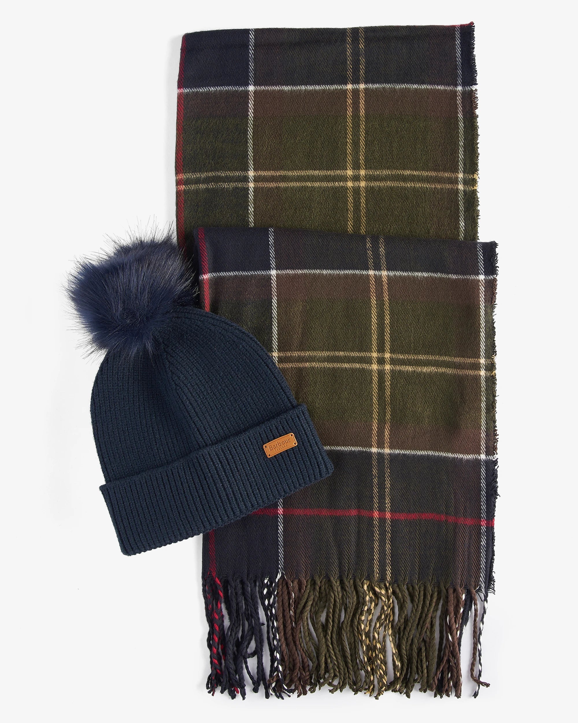 Dover Gift Set Beanie & Hailes Scarf Set AW25 Barbour - Classic