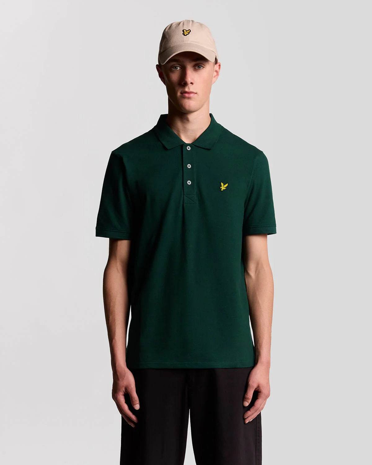 Plain Polo Shirt Lyle & Scott - Dark Green