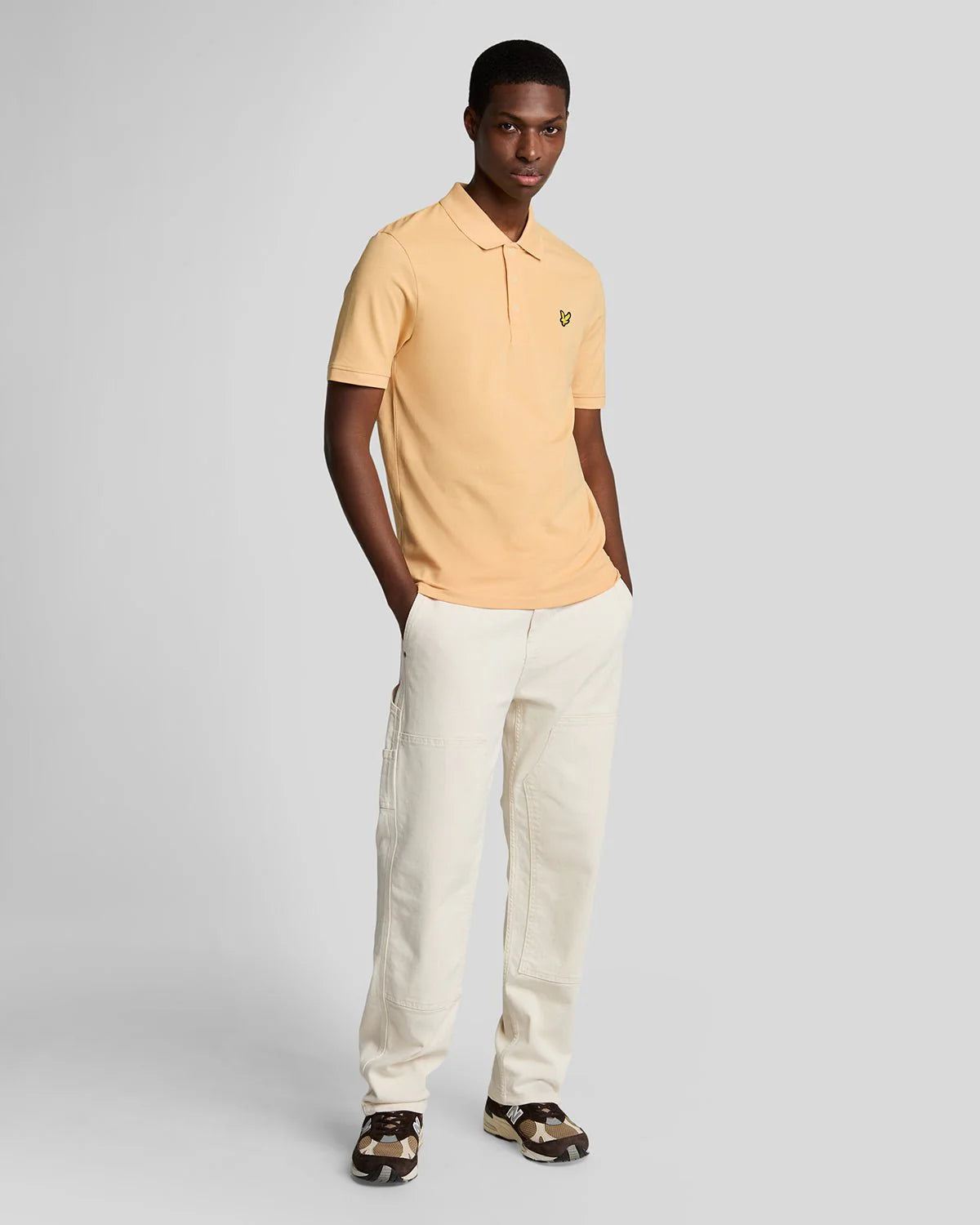 Plain Polo Shirt Lyle & Scott - Sherbet