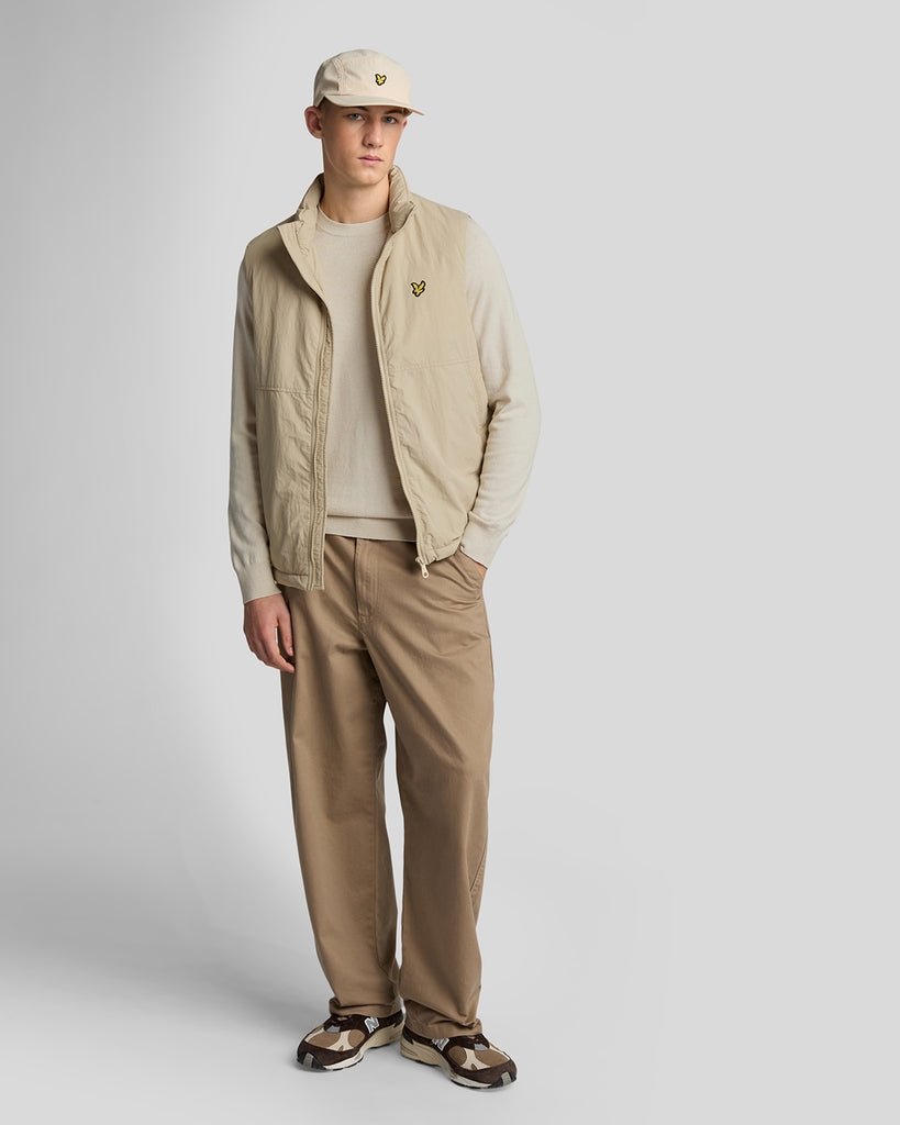 Lyle & Scott – Cotton Merino Crew Neck Jumper – Cove