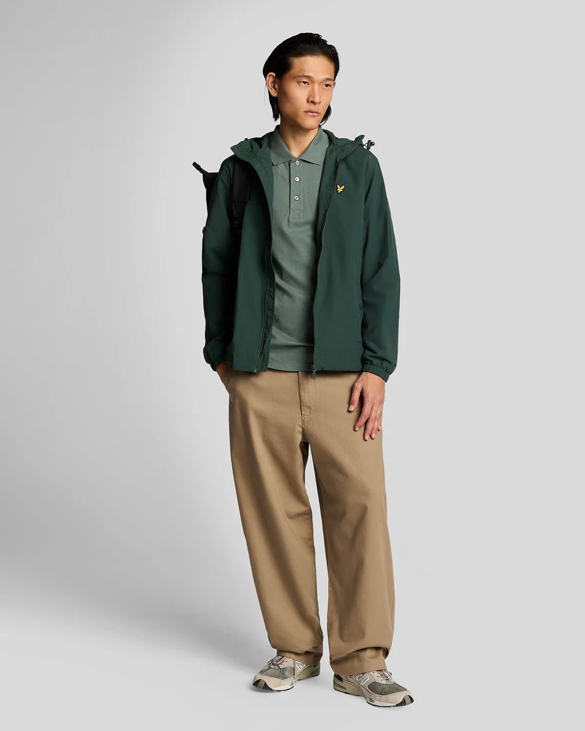 Plain Polo Shirt Lyle & Scott - Green Mercurial
