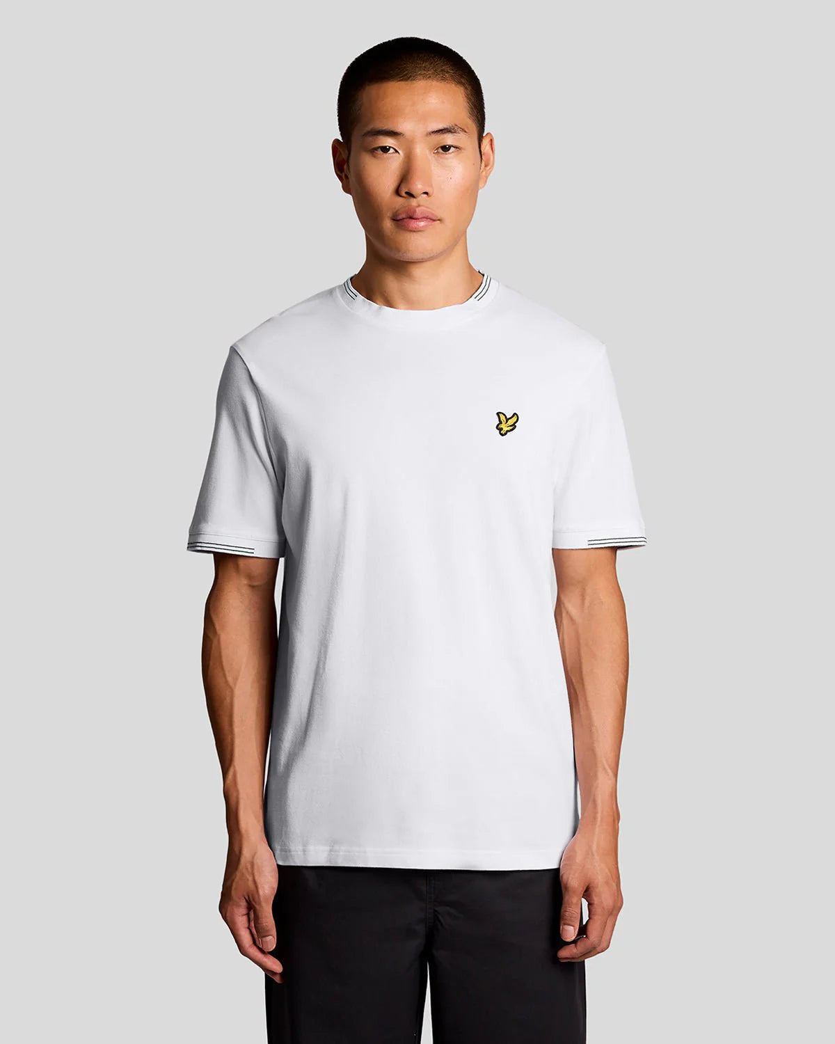 Fine Tipped T-Shirt Lyle & Scott - White / Everglade