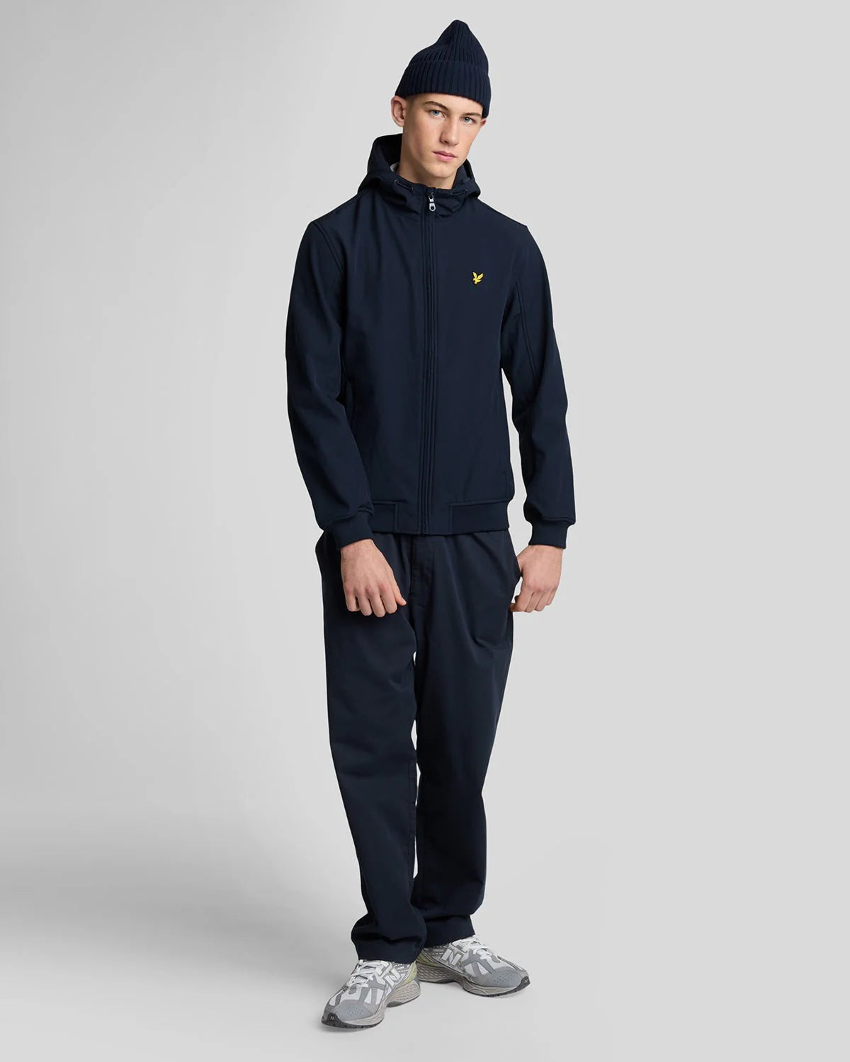 Fleece Back Softshell Jacket Lyle & Scott AW25 - Dark Navy
