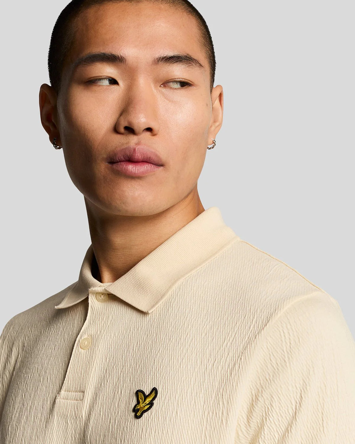 Crepe Polo Shirt Lyle & Scott - Luna