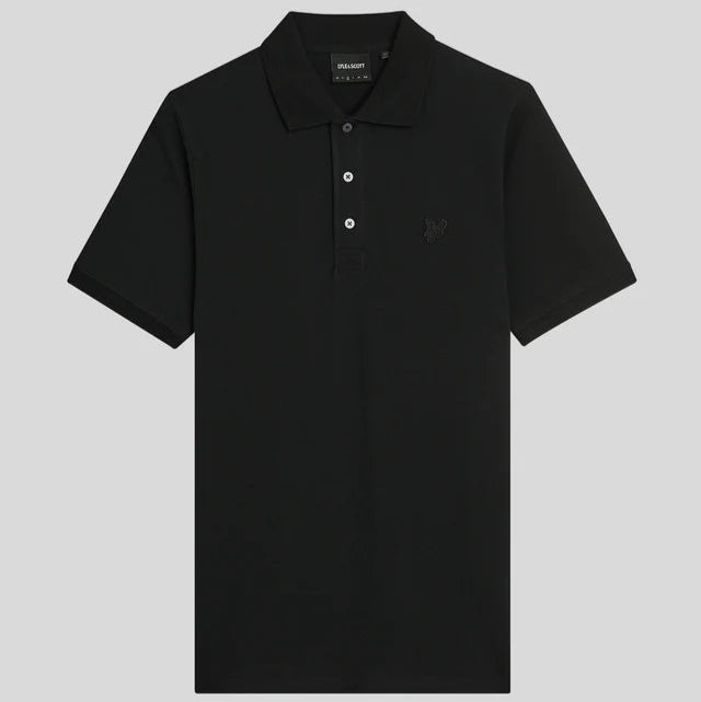 Superfine Polo Shirt Lyle & Scott - Jet Black