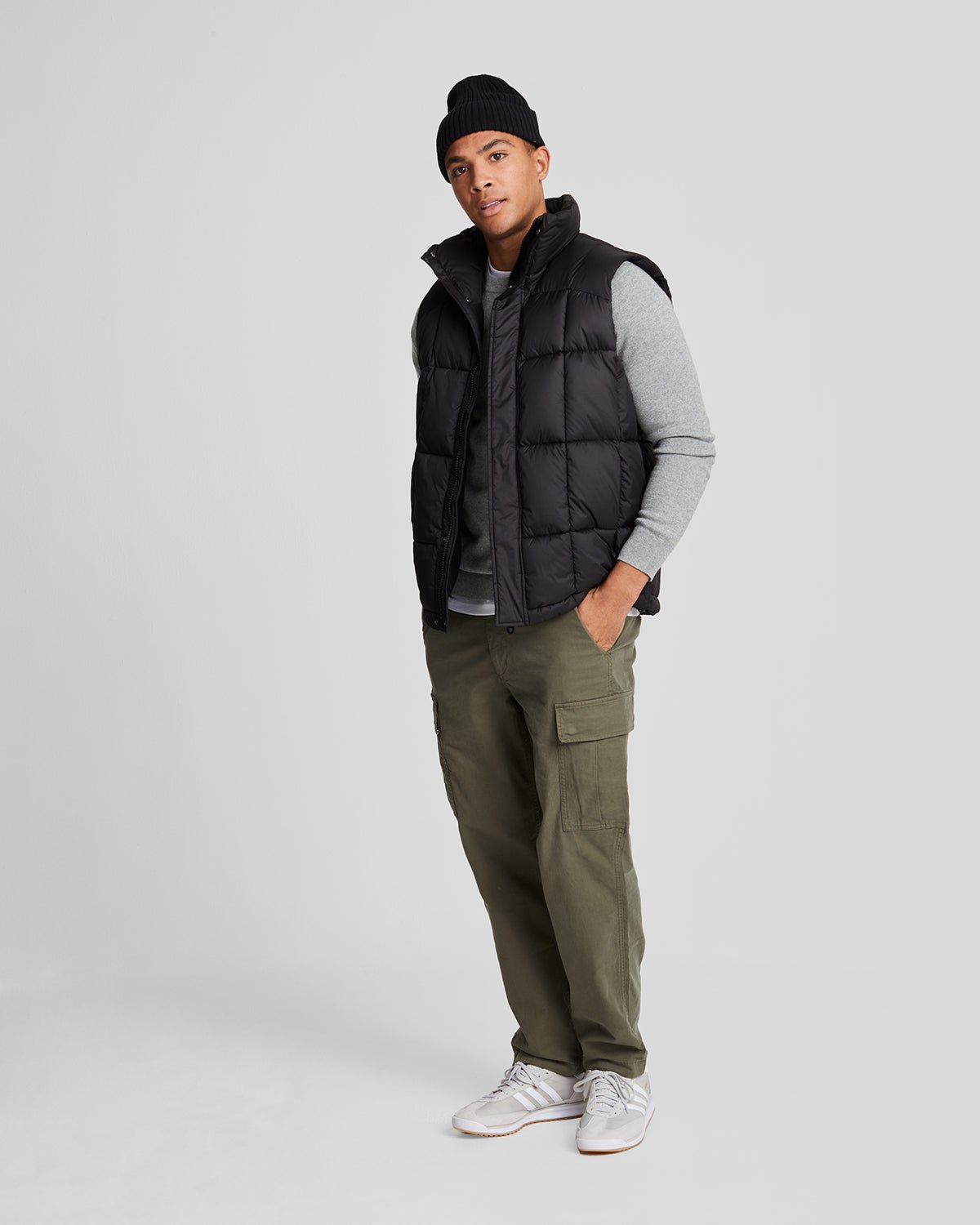 Lyle & Scott – Cotton Merino Crew Neck Jumper – Mid Grey Marl