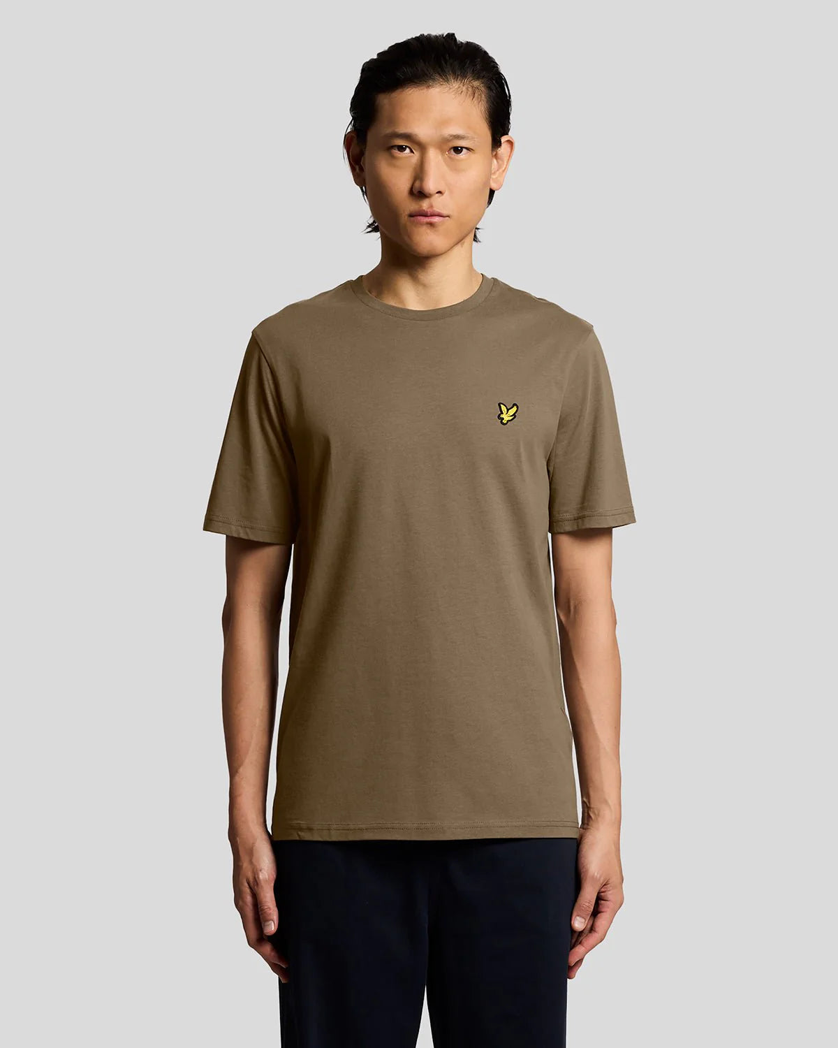 Plain T-shirt Lyle & Scott - Khaki Ash