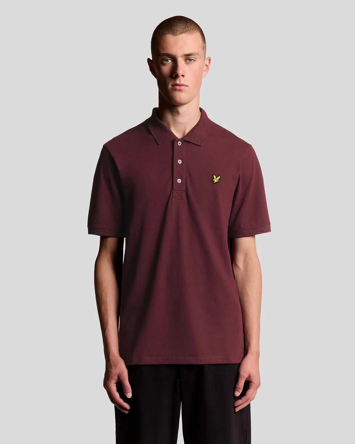 Plain Polo Shirt Lyle & Scott - Burgundy