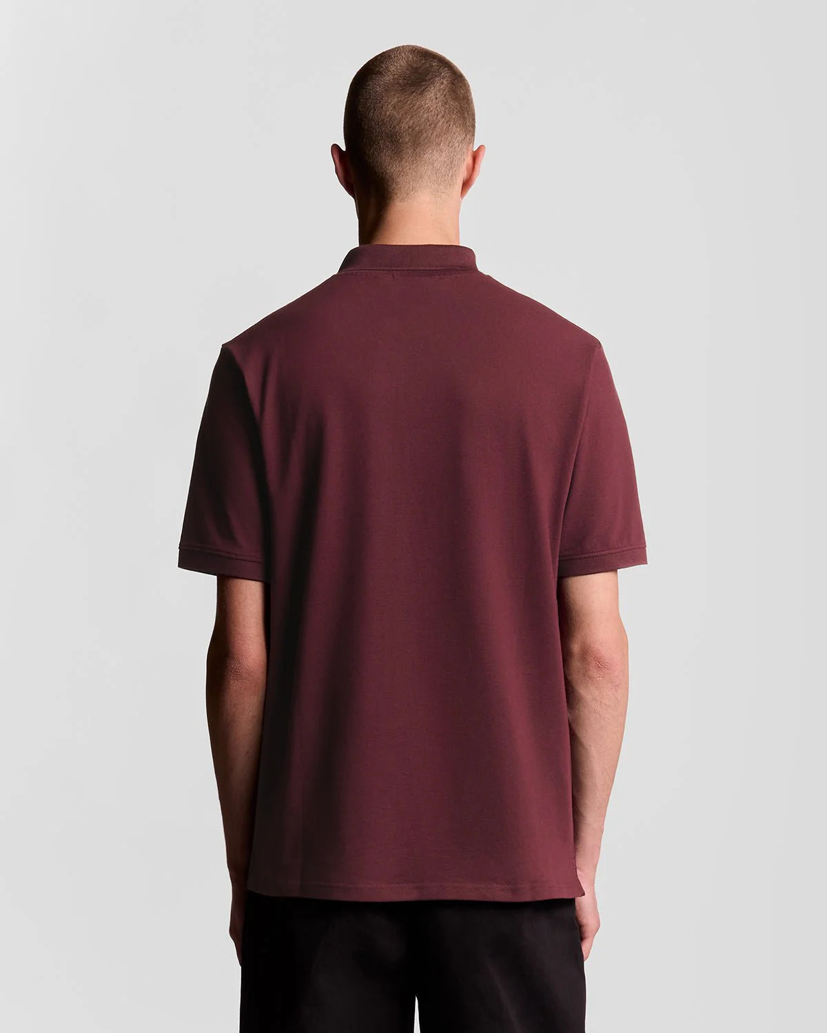 Plain Polo Shirt Lyle & Scott - Burgundy