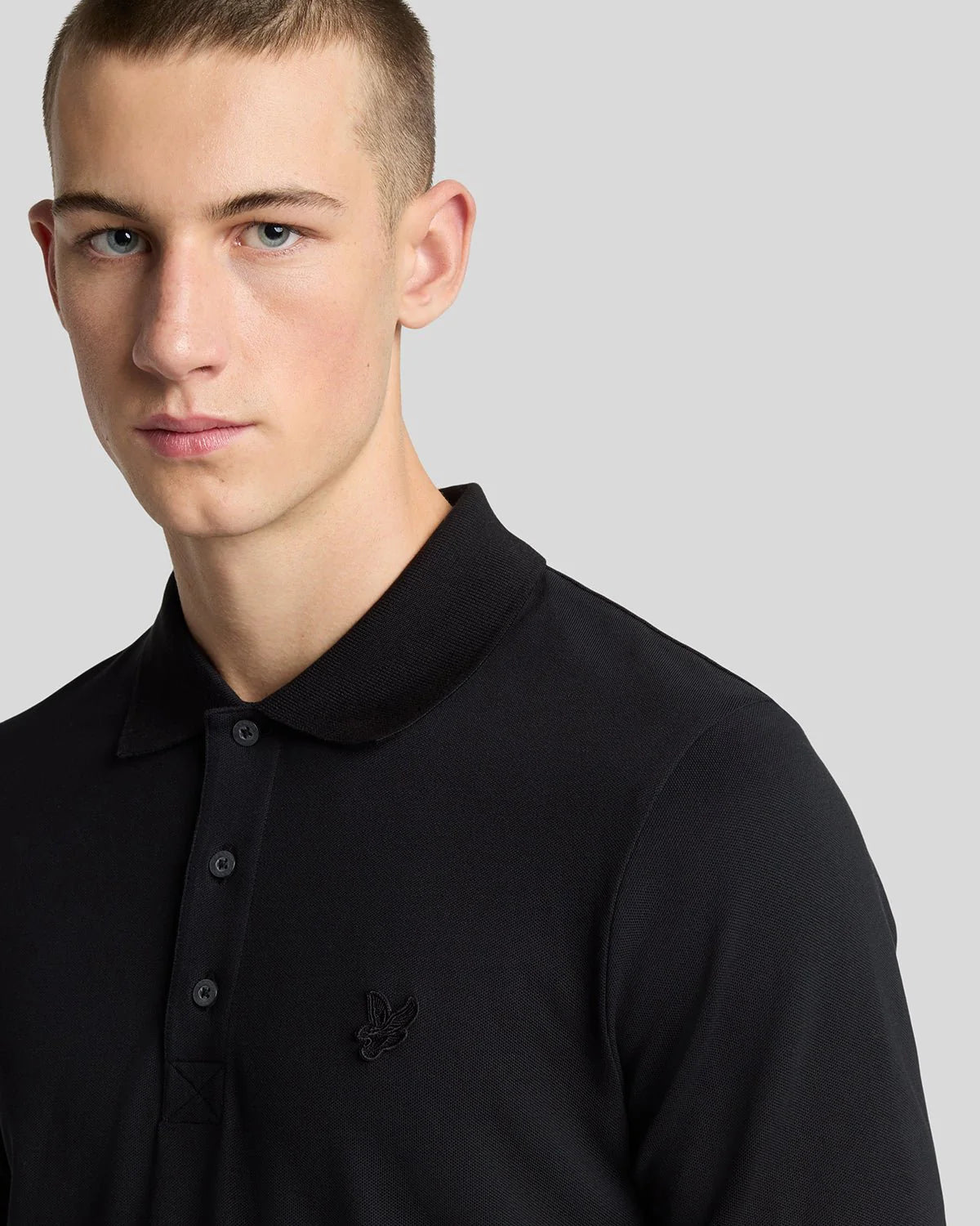 Superfine Polo Shirt Lyle & Scott - Jet Black