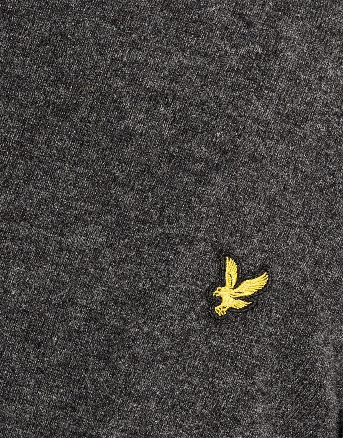 Lyle & Scott – Lambswool Blend Crew Neck Jumper – Charcoal Marl