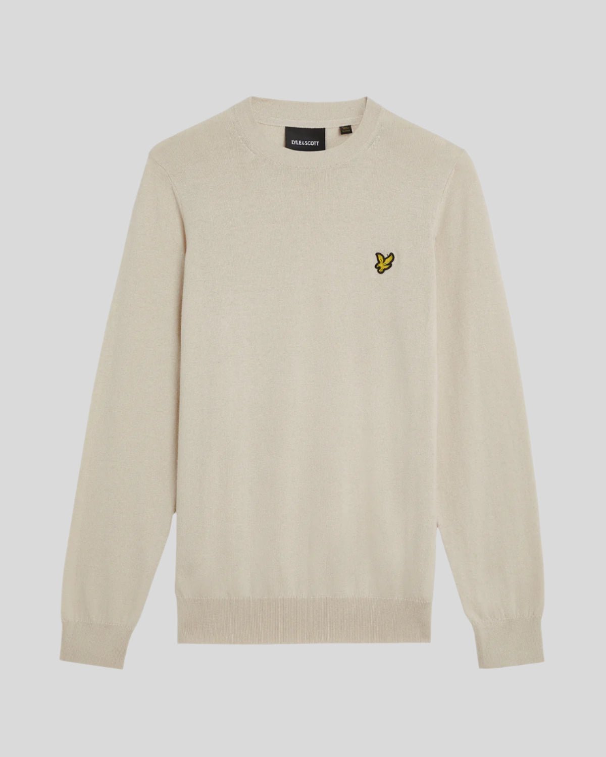 Lyle & Scott – Cotton Merino Crew Neck Jumper – Cove