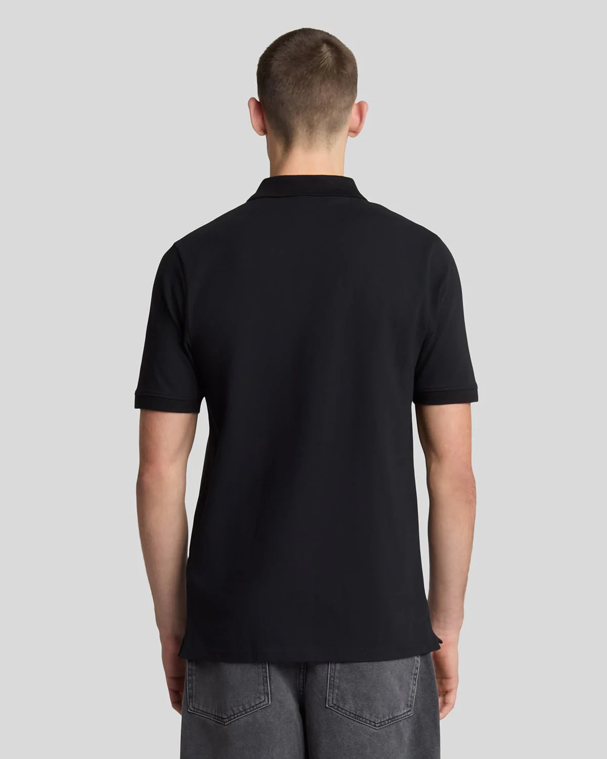 Superfine Polo Shirt Lyle & Scott - Jet Black