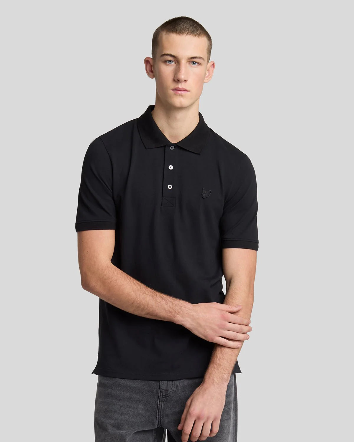 Superfine Polo Shirt Lyle & Scott - Jet Black