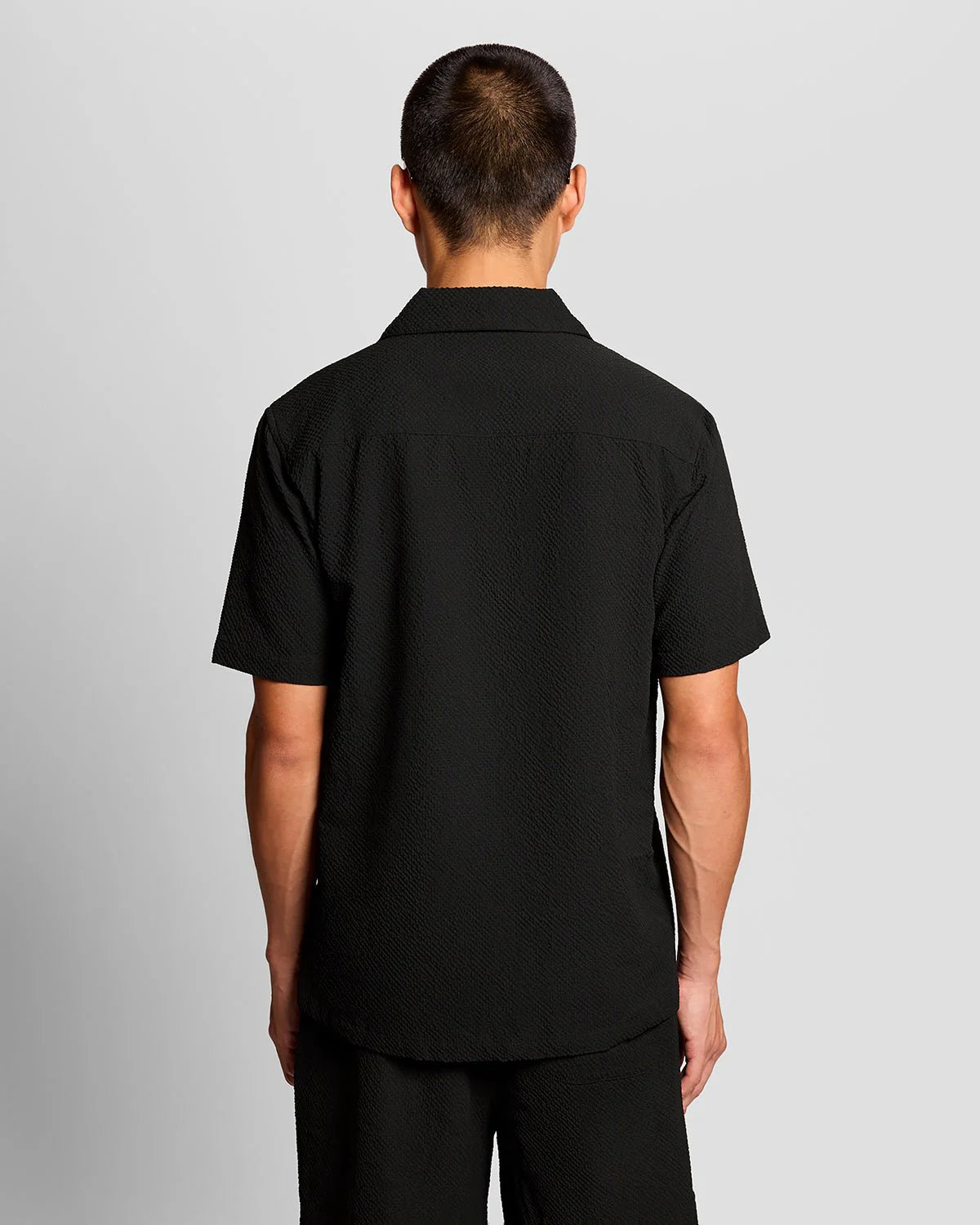 Textured Resort Shirt Lyle & Scott - Jet Black