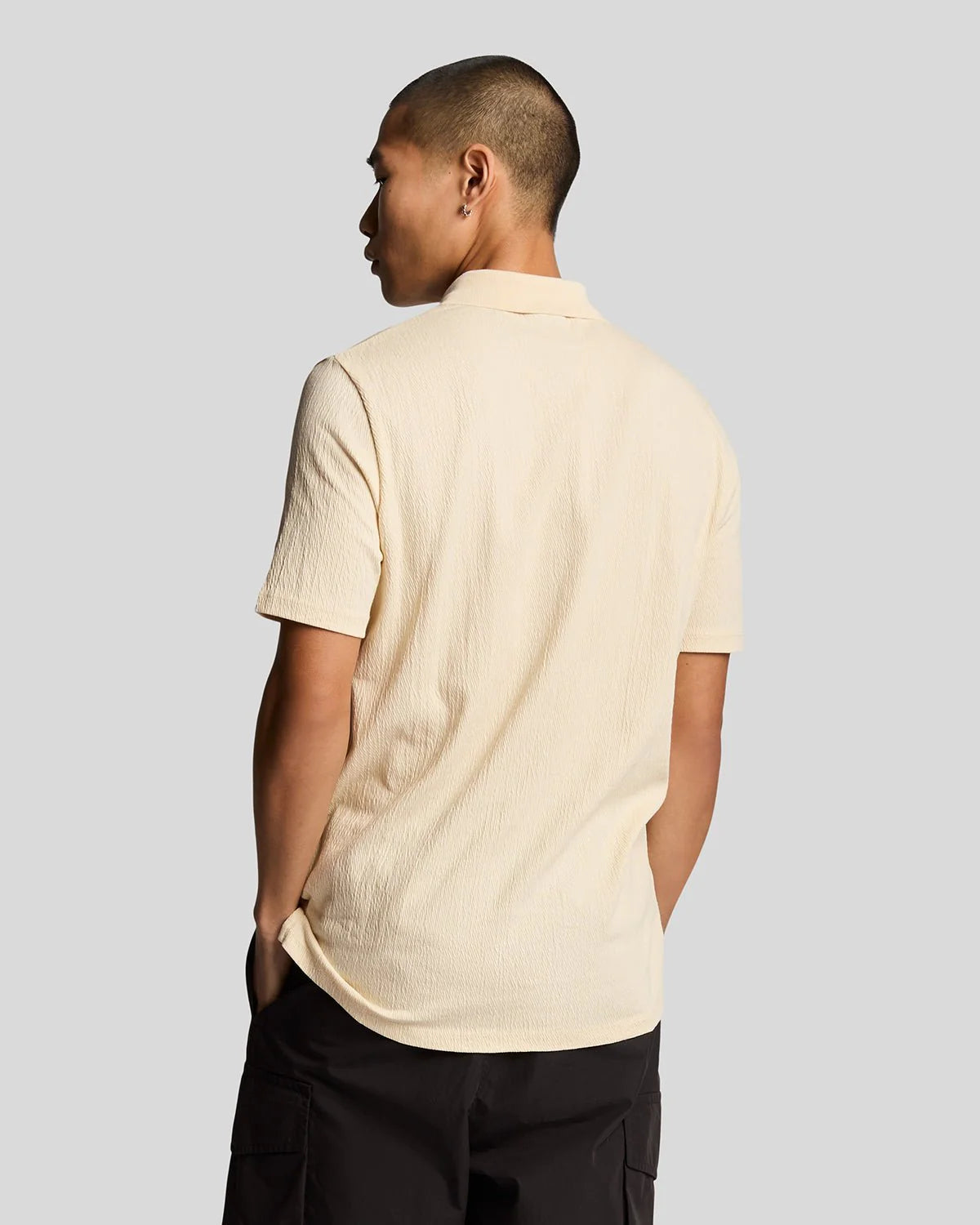 Crepe Polo Shirt Lyle & Scott - Luna