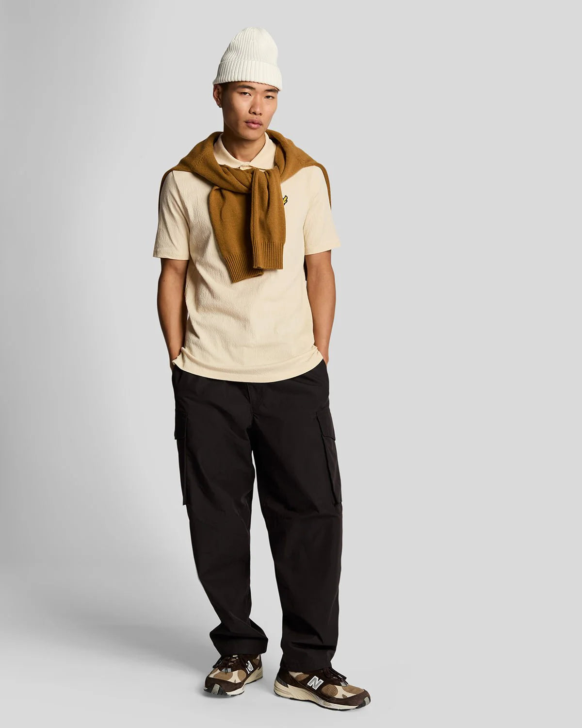 Crepe Polo Shirt Lyle & Scott - Luna