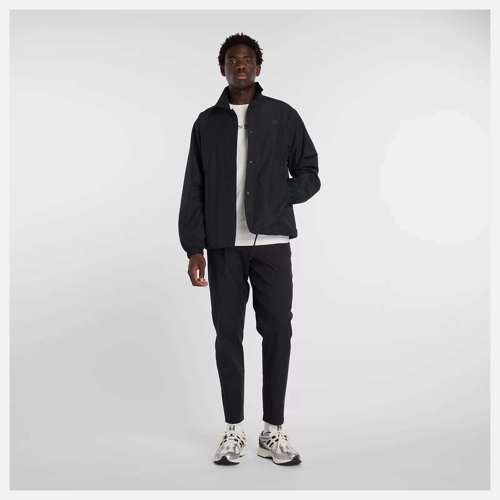 Lightweight Coaches Jacket New Balance - Black