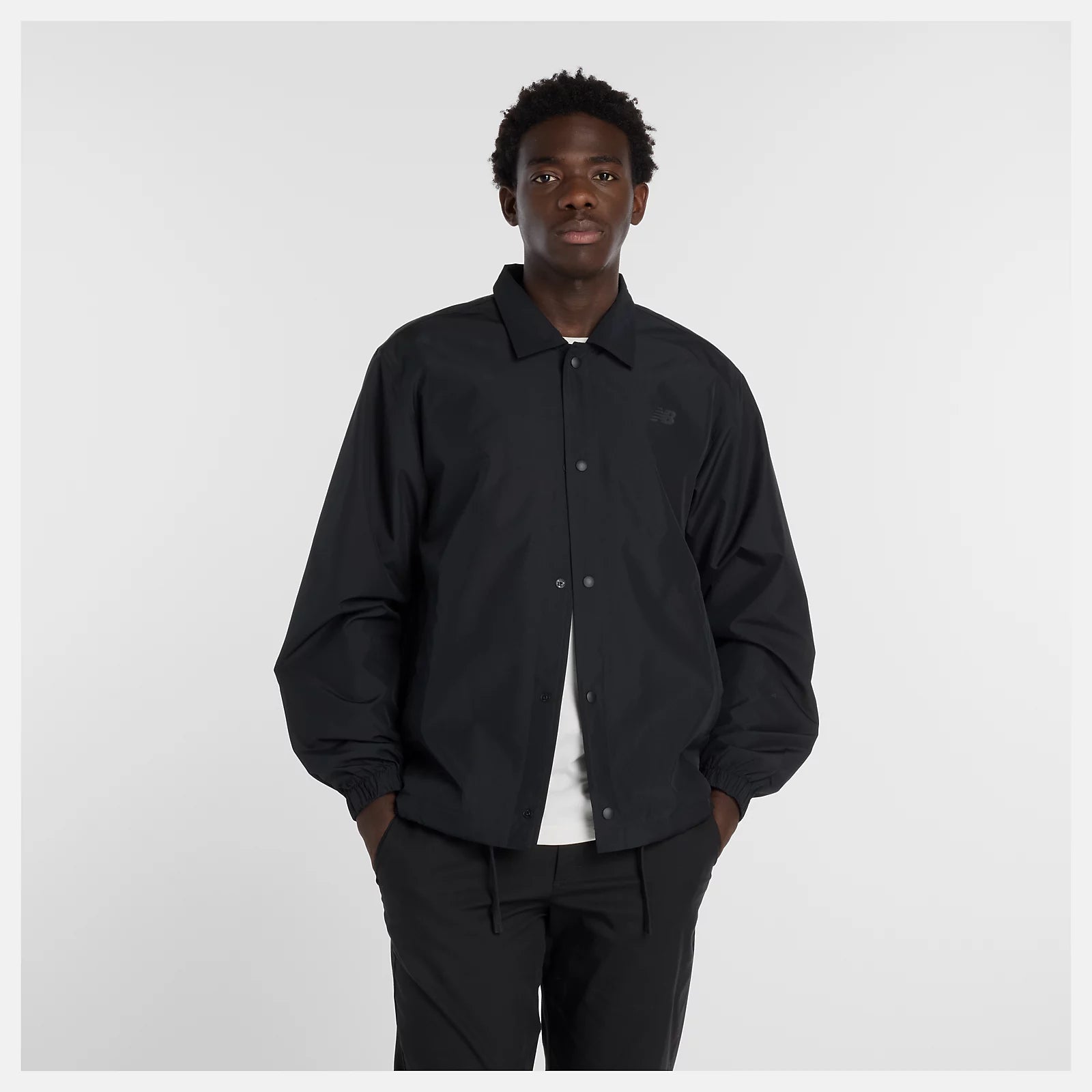 Lightweight Coaches Jacket New Balance - Black