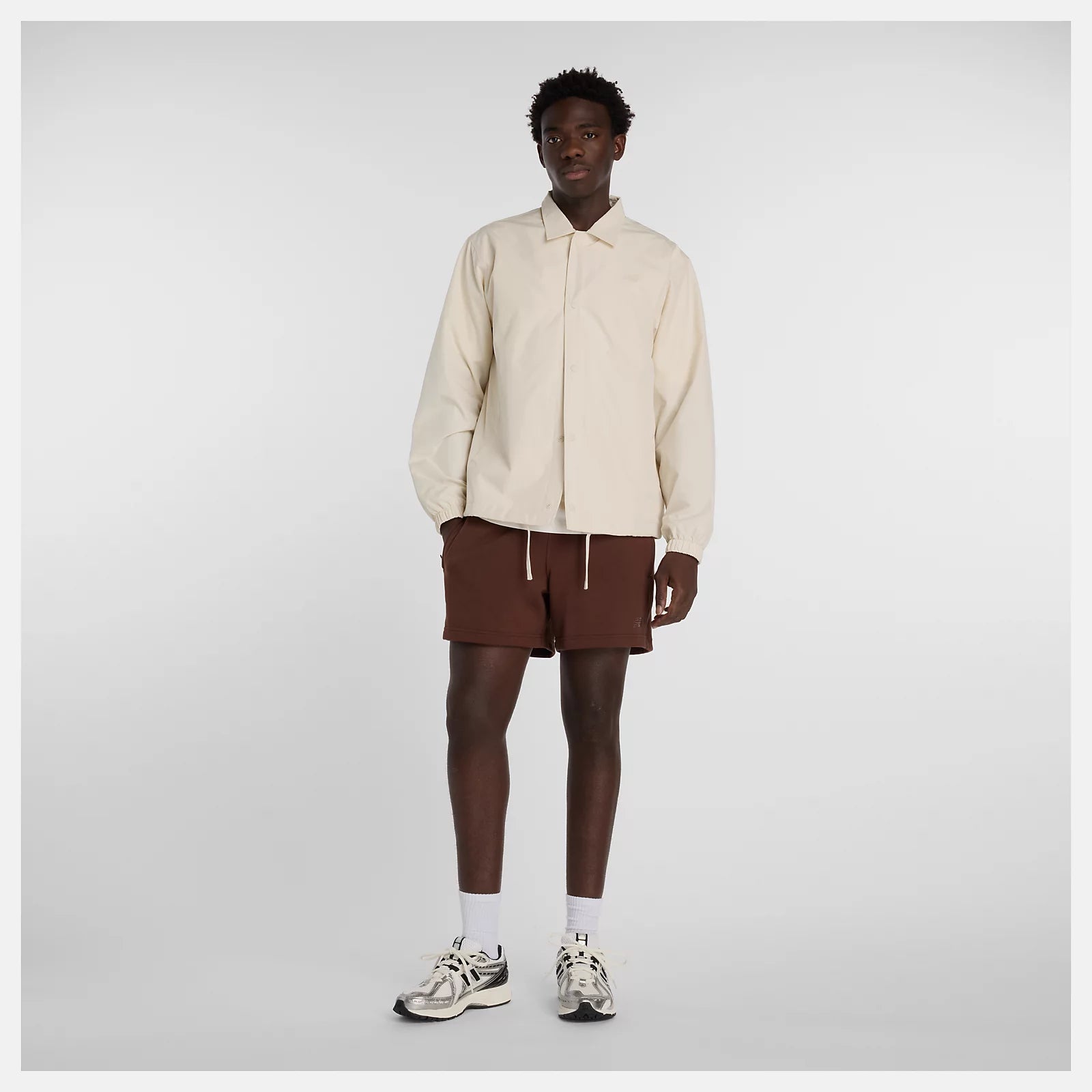 Lightweight Coaches Jacket New Balance - Linen