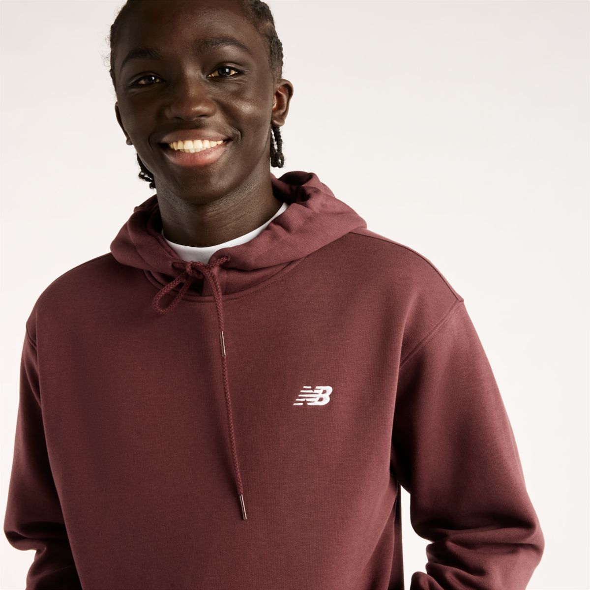 New Balance Fleece Hoodie cherry leather - foto 3