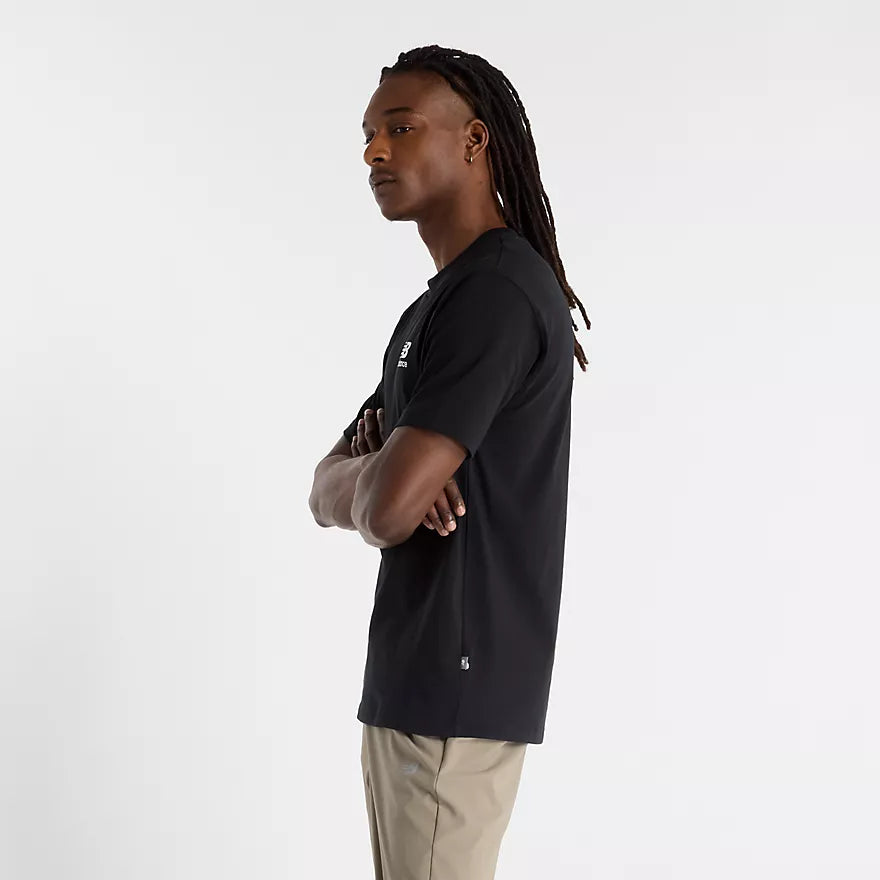 Athletics Multi Color Logo T-Shirt New Balance - Black