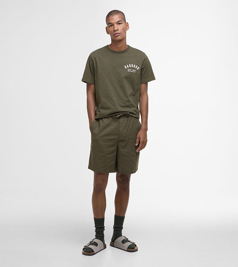 T-shirt Preppy Tee Barbour - Light Sage