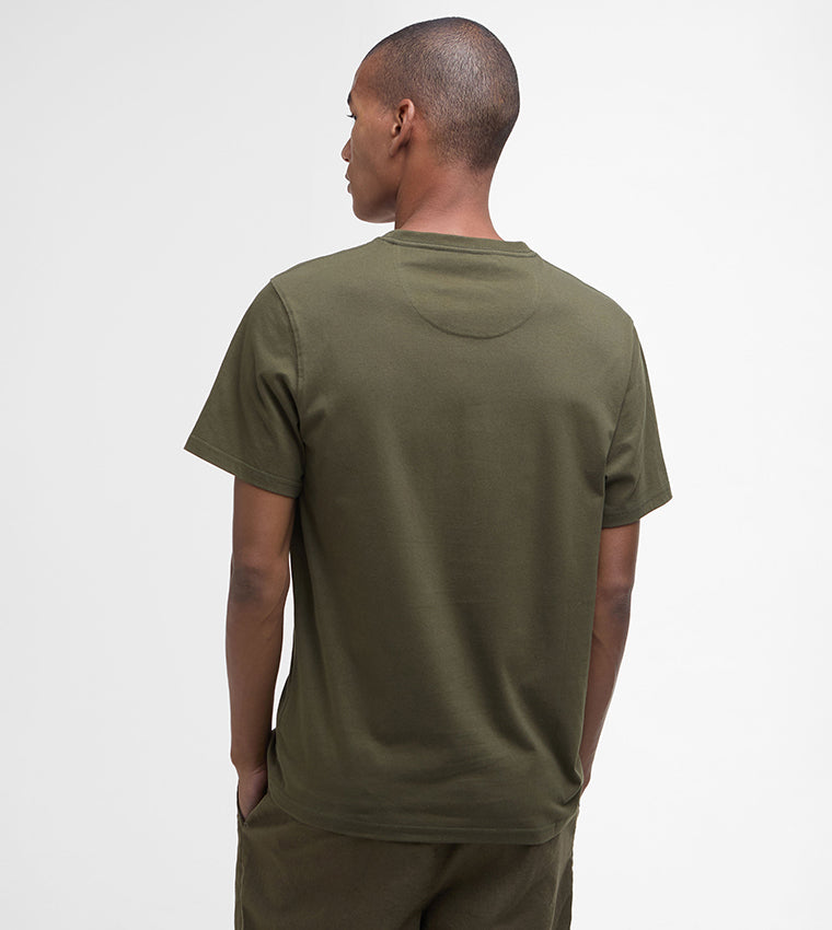 T-shirt Preppy Tee Barbour - Light Sage