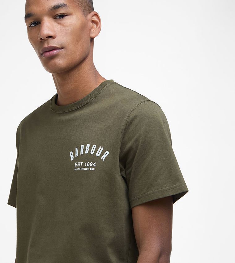 T-shirt Preppy Tee Barbour - Light Sage