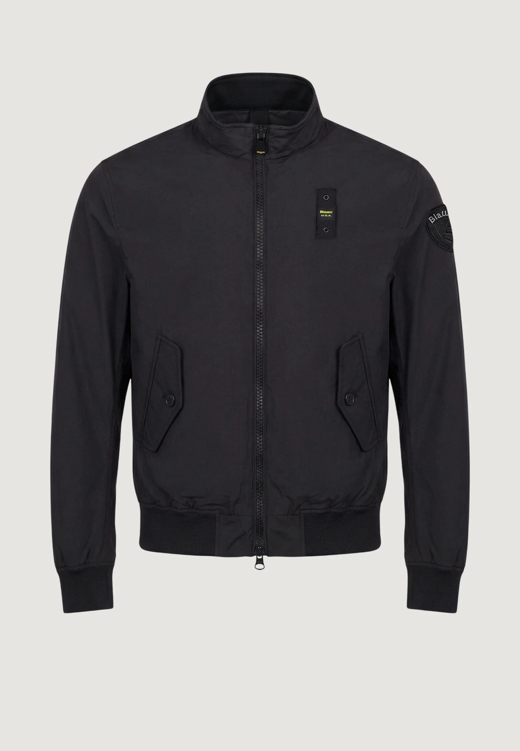 Lightweight Unlined Bomber Alwin Blauer - Black