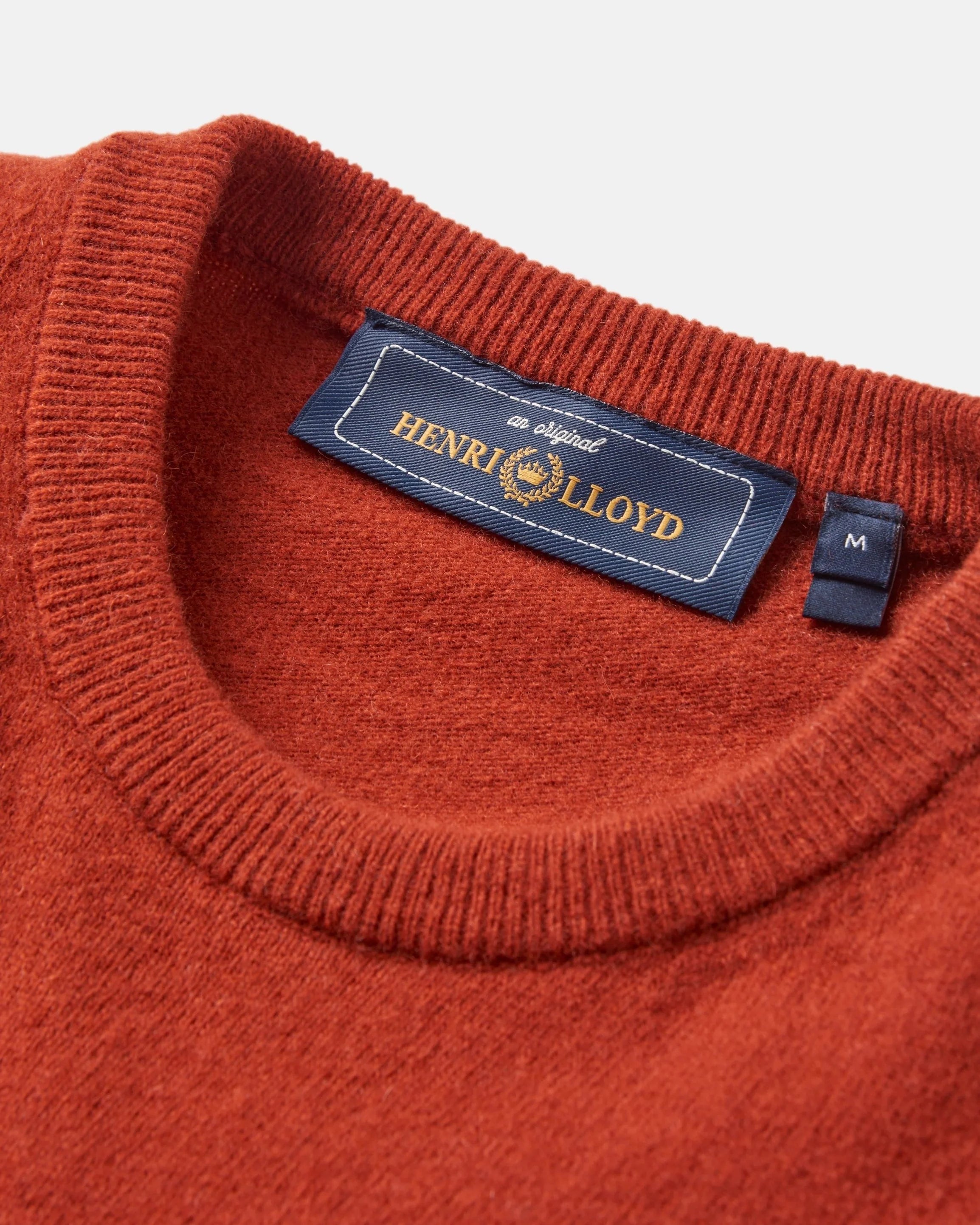 Teddington Crew Knit Henri Lloyd AW25 - Freo Red